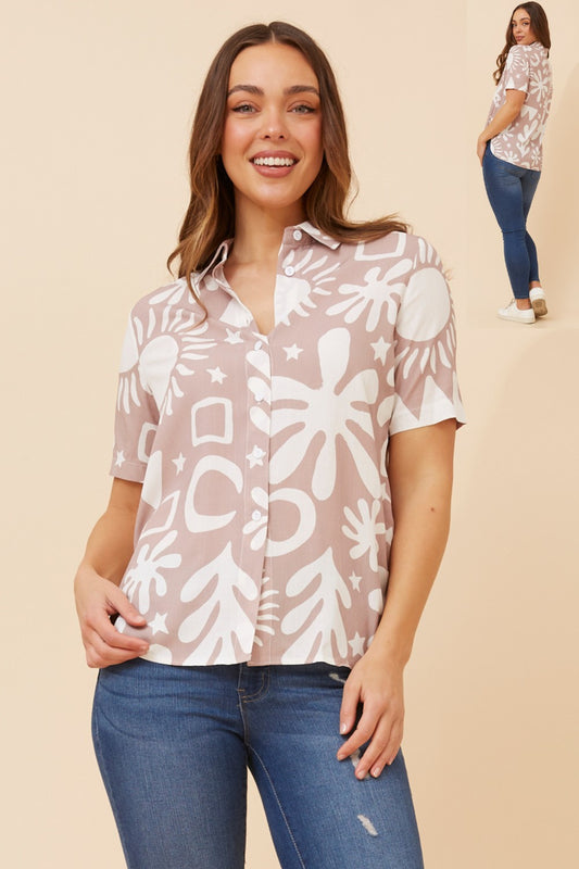 Sinna Abstract Print Shirt - T524580