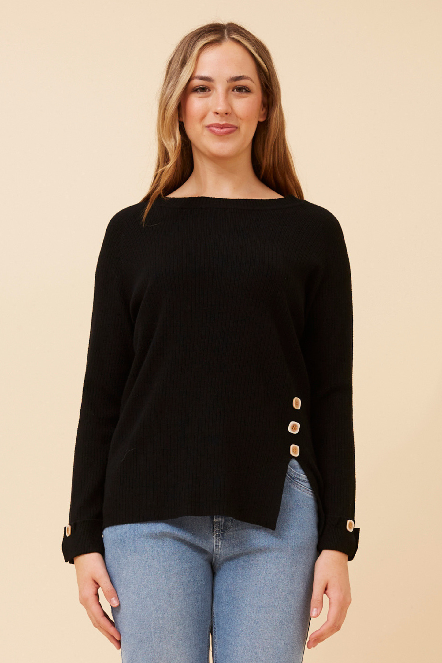 Ivie Rib Knit KP524500 Black