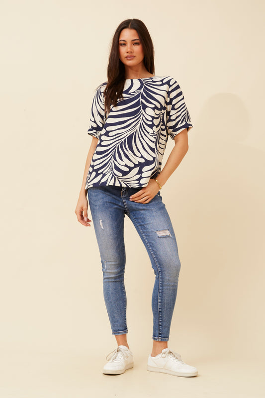 Carol Flroal Printed Top T523262