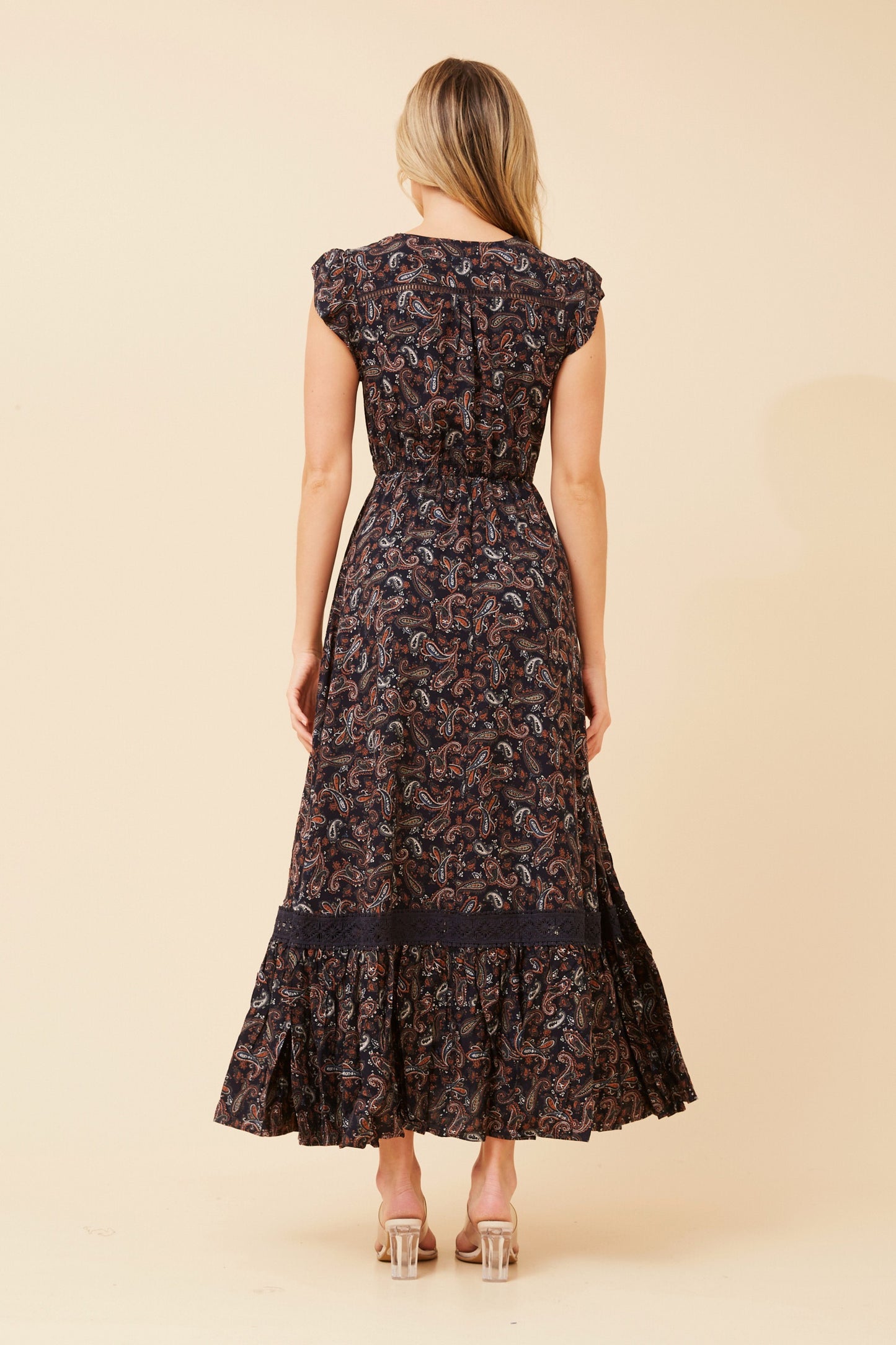 Indi Flower Print Maxi Dress - D523236