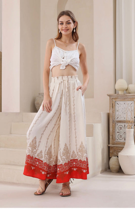 Festive Wide-Leg Pant