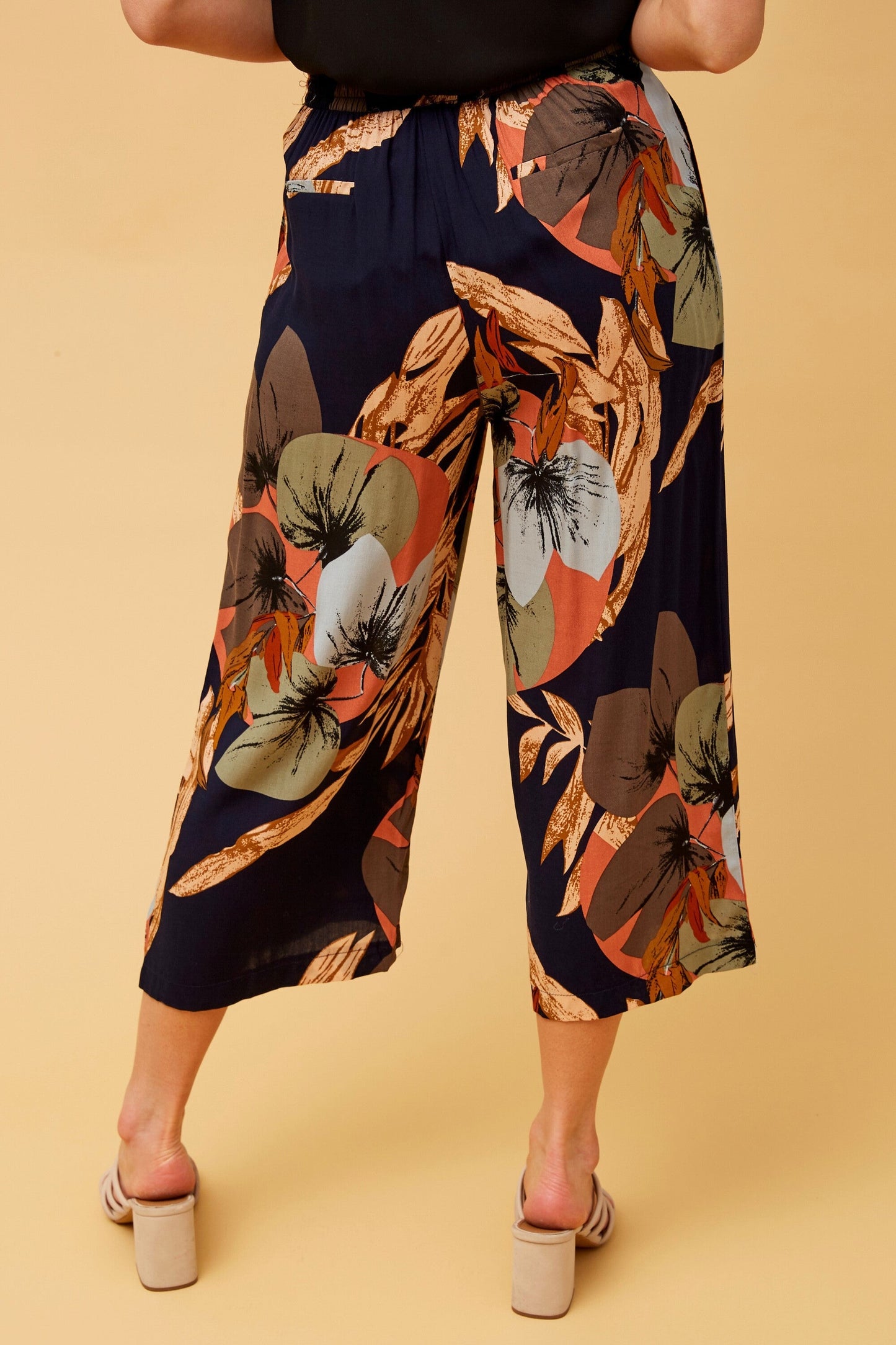 Print Wide Leg Pant P510844