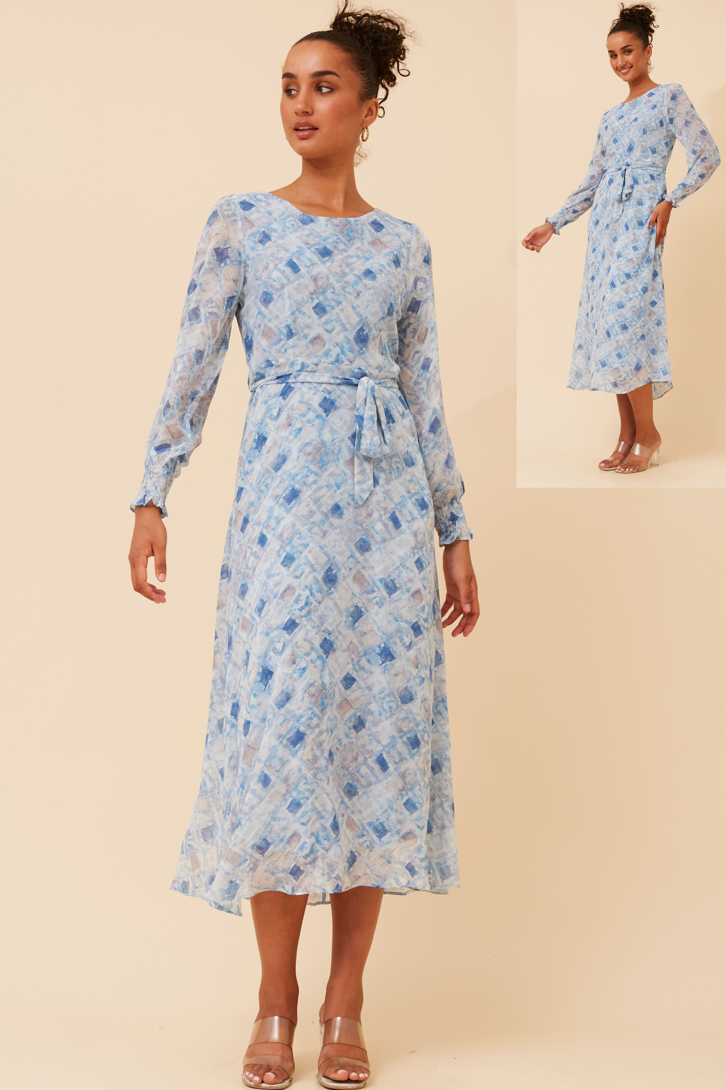 Joy Printed Maxi Dress D735378