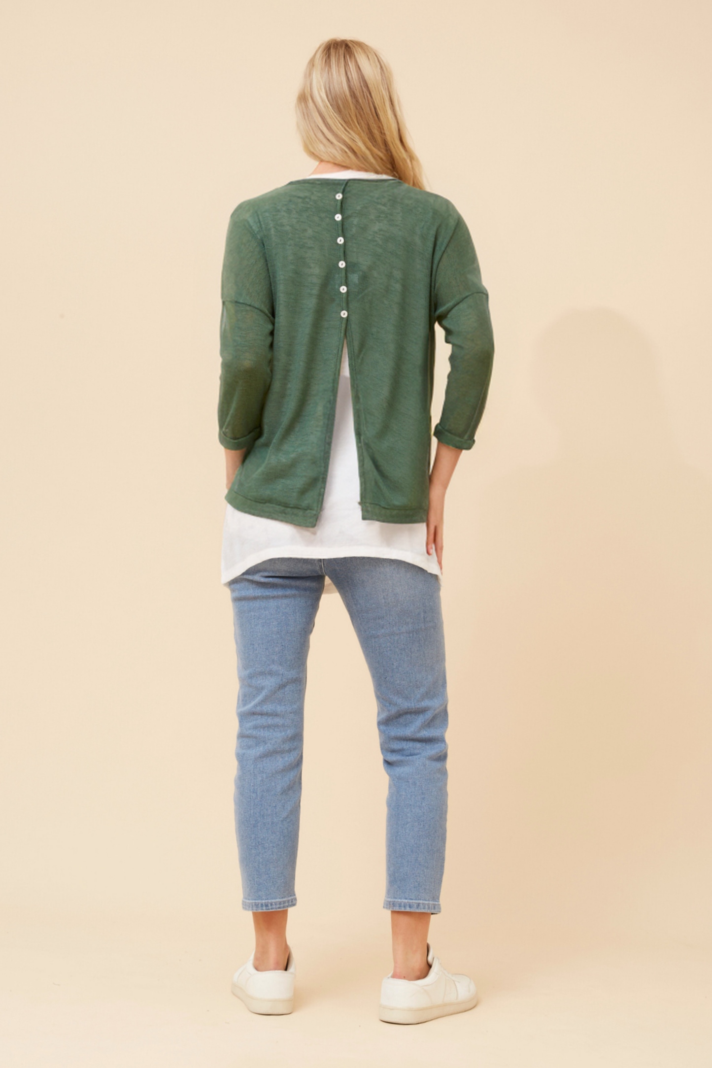 Axel Star Print Blouse T508236 Emerald