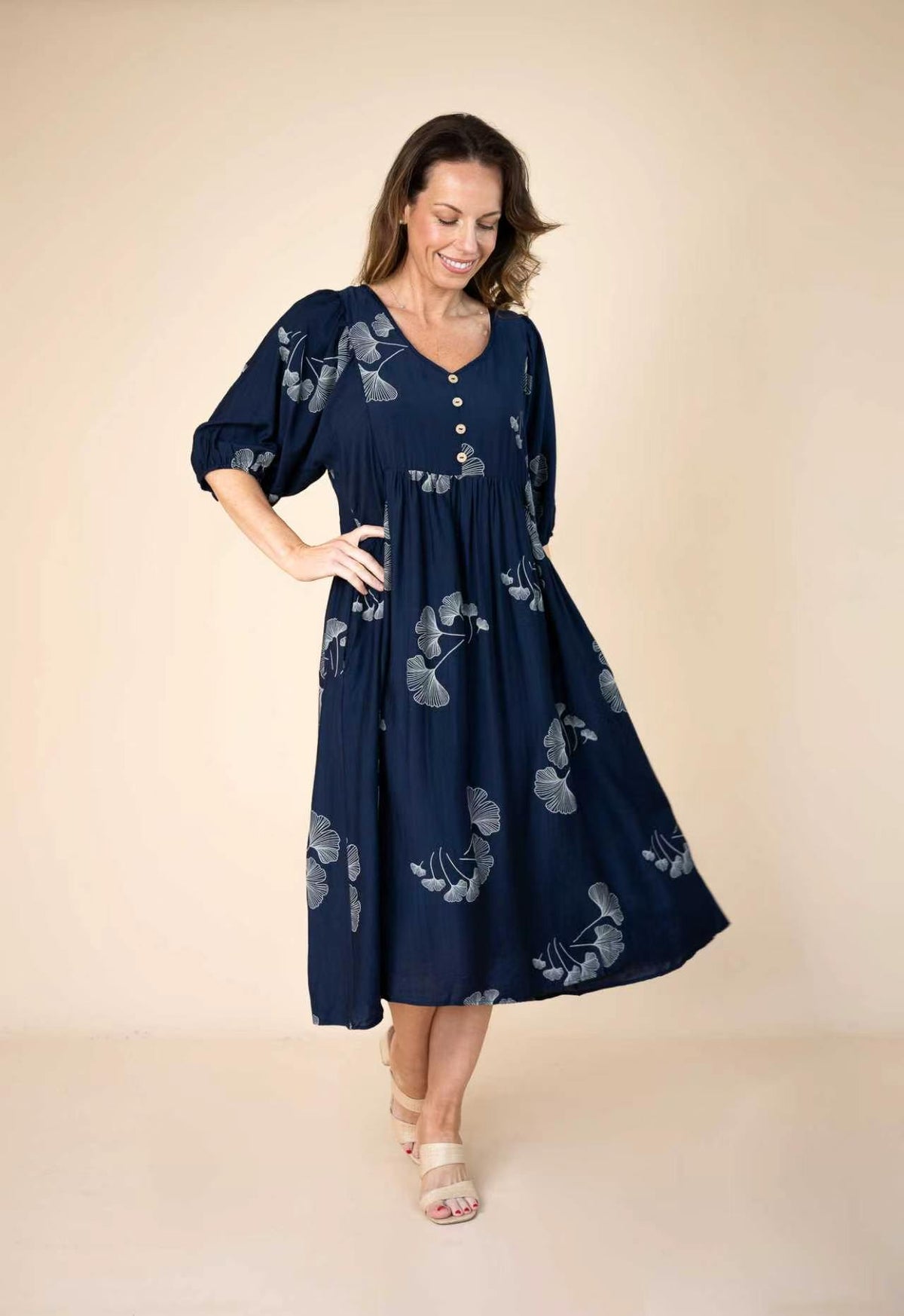 Bonnie Tunic Dress 38839BM Navy