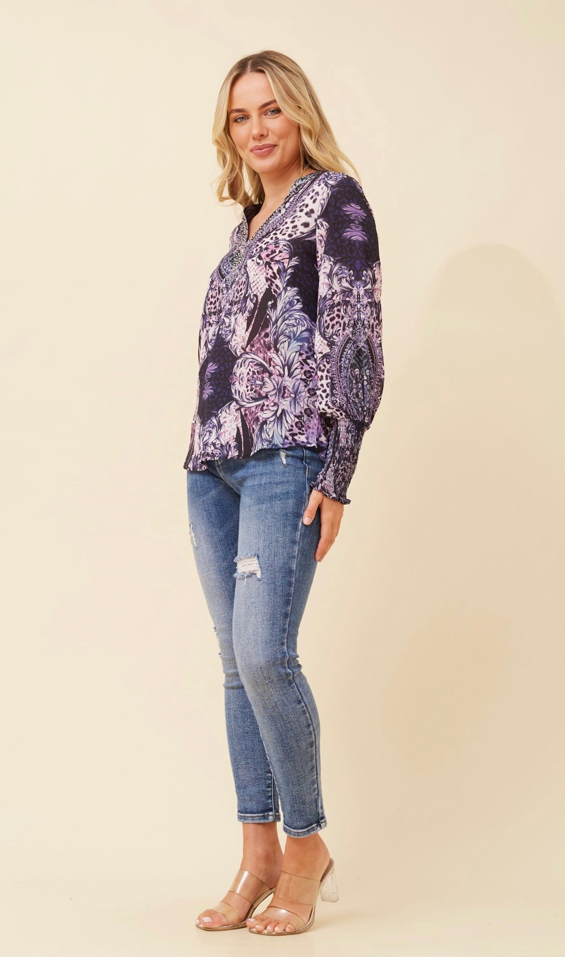 Belina Floral Blouse T520931