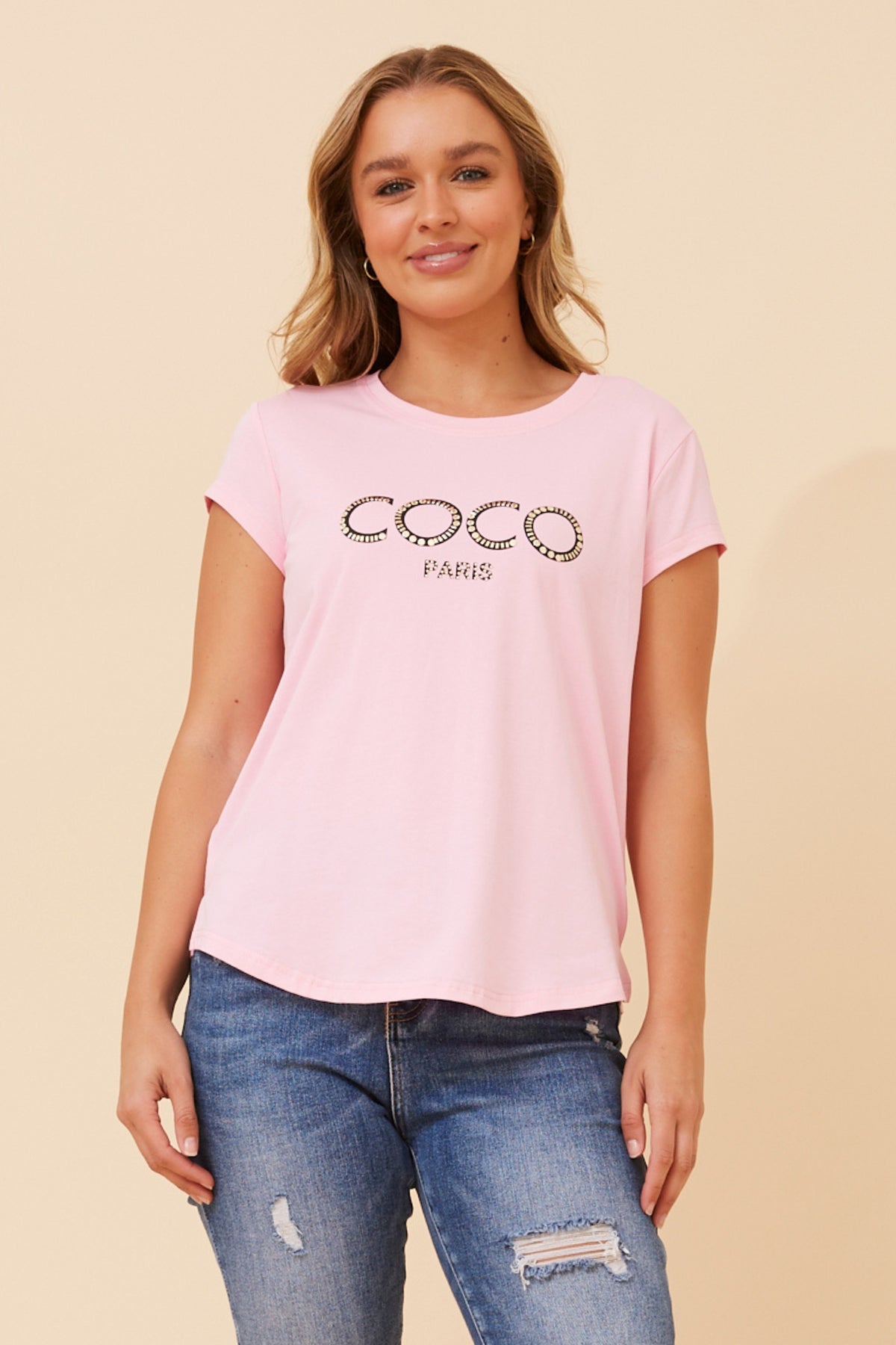 Coco Graphic T-Shirt - Pink T515772