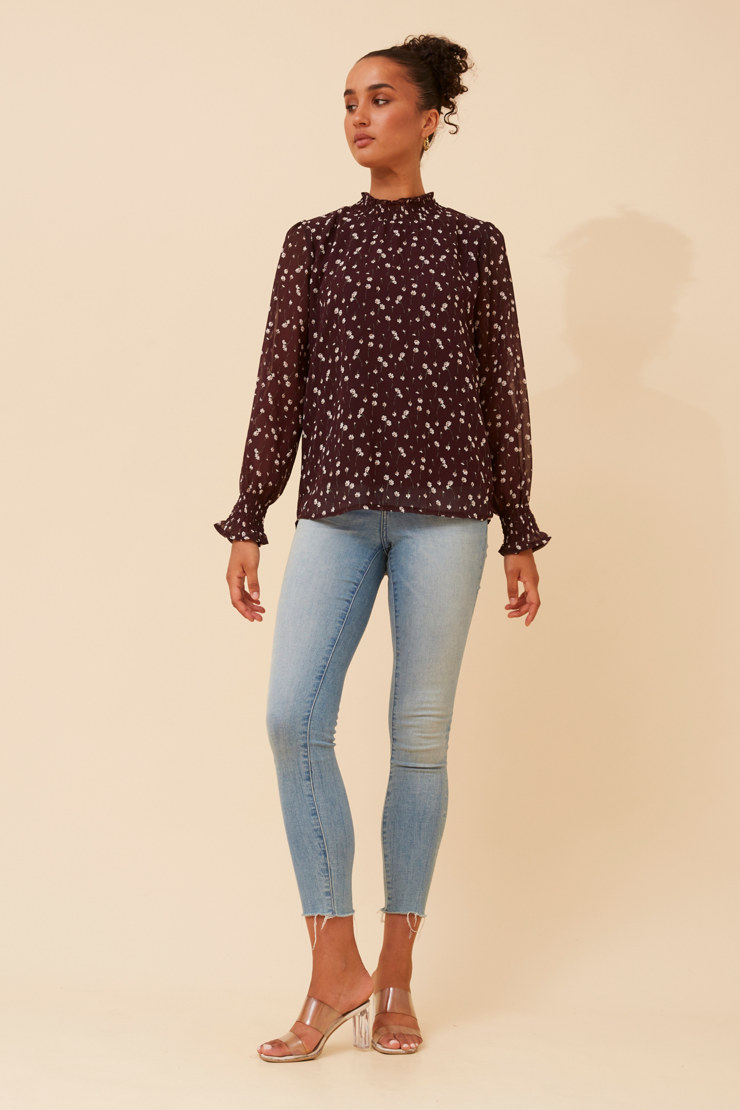 Moonlight Blouse T735350 Burgundy