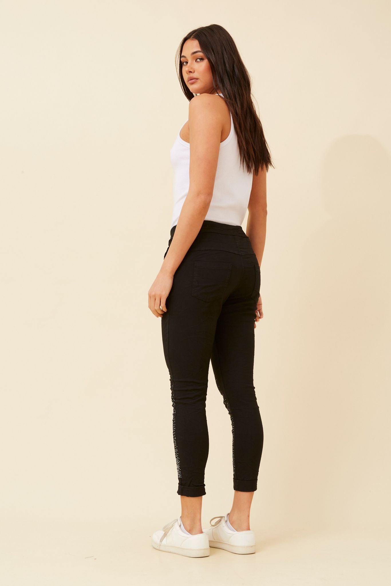 Cielo Italian Diamante Pant P523835 Black