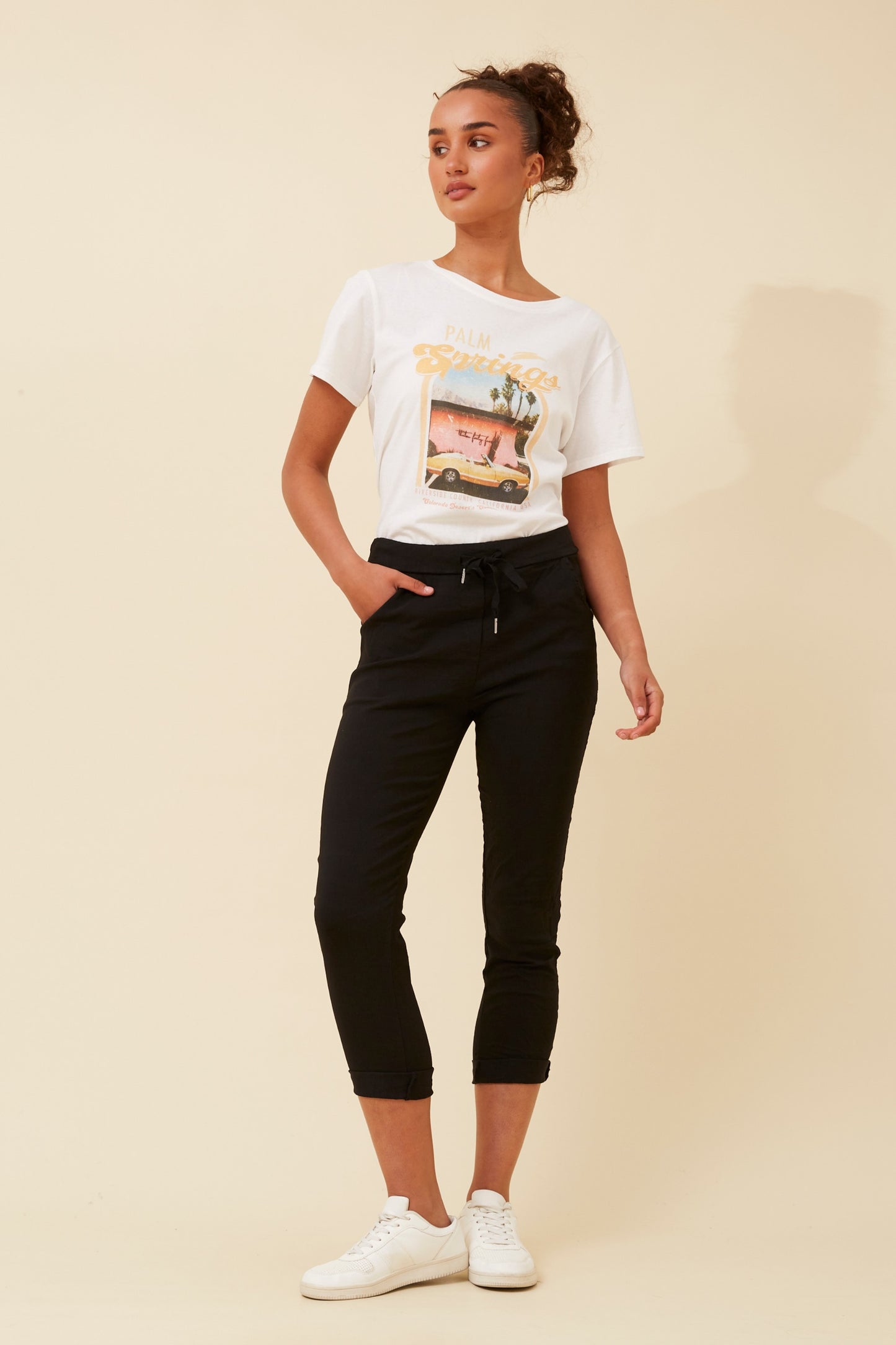Italian Jogger Pant P515013 Black