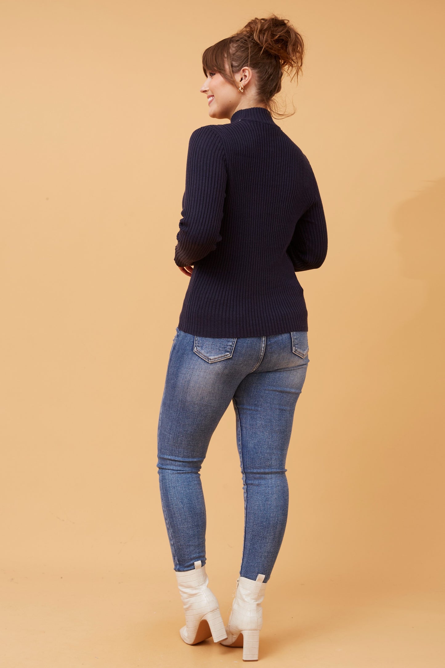 Alba Knit Jumper KP508787 Navy