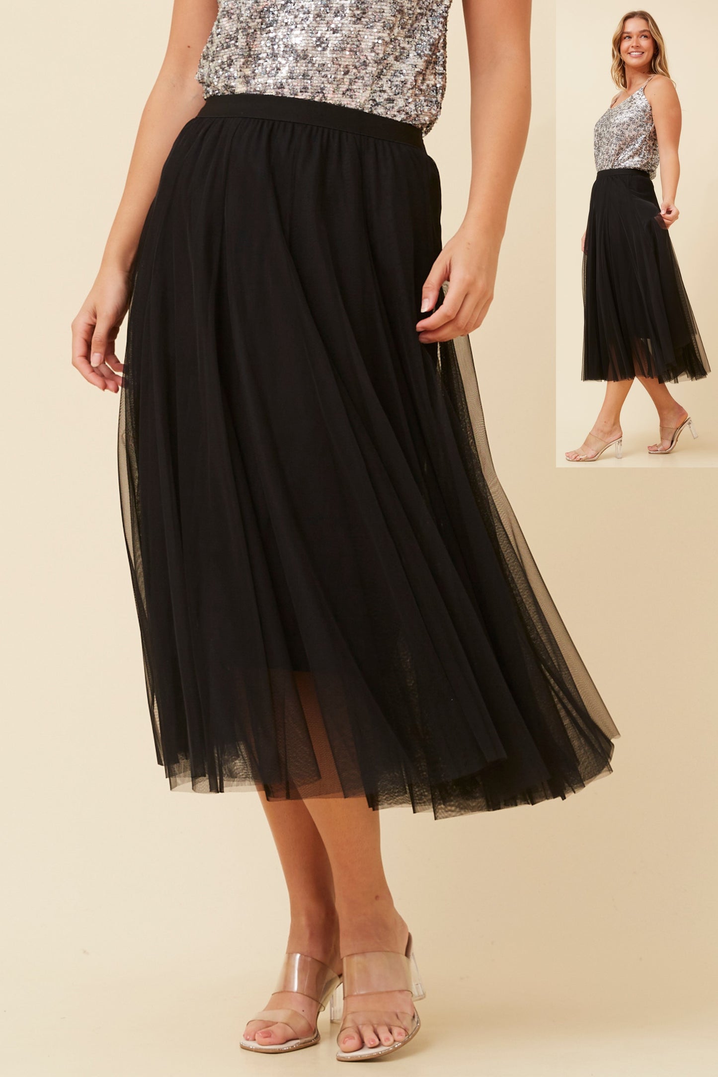 Caroline Skirt S523744/YD228  Black