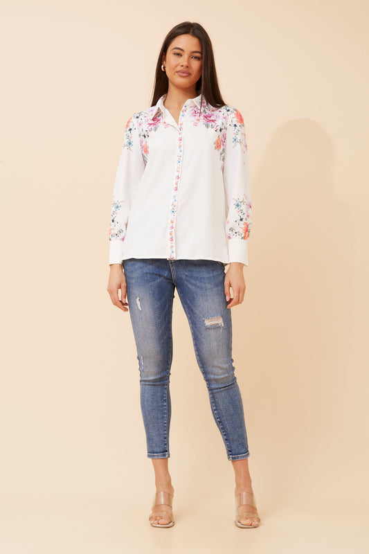 Avena Floral Party Blouse T734279
