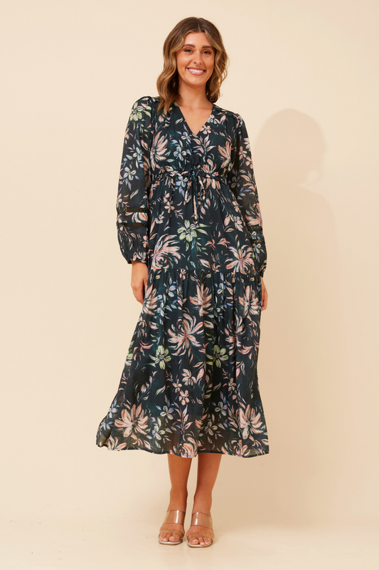 Marie Floral Print Dress D735630