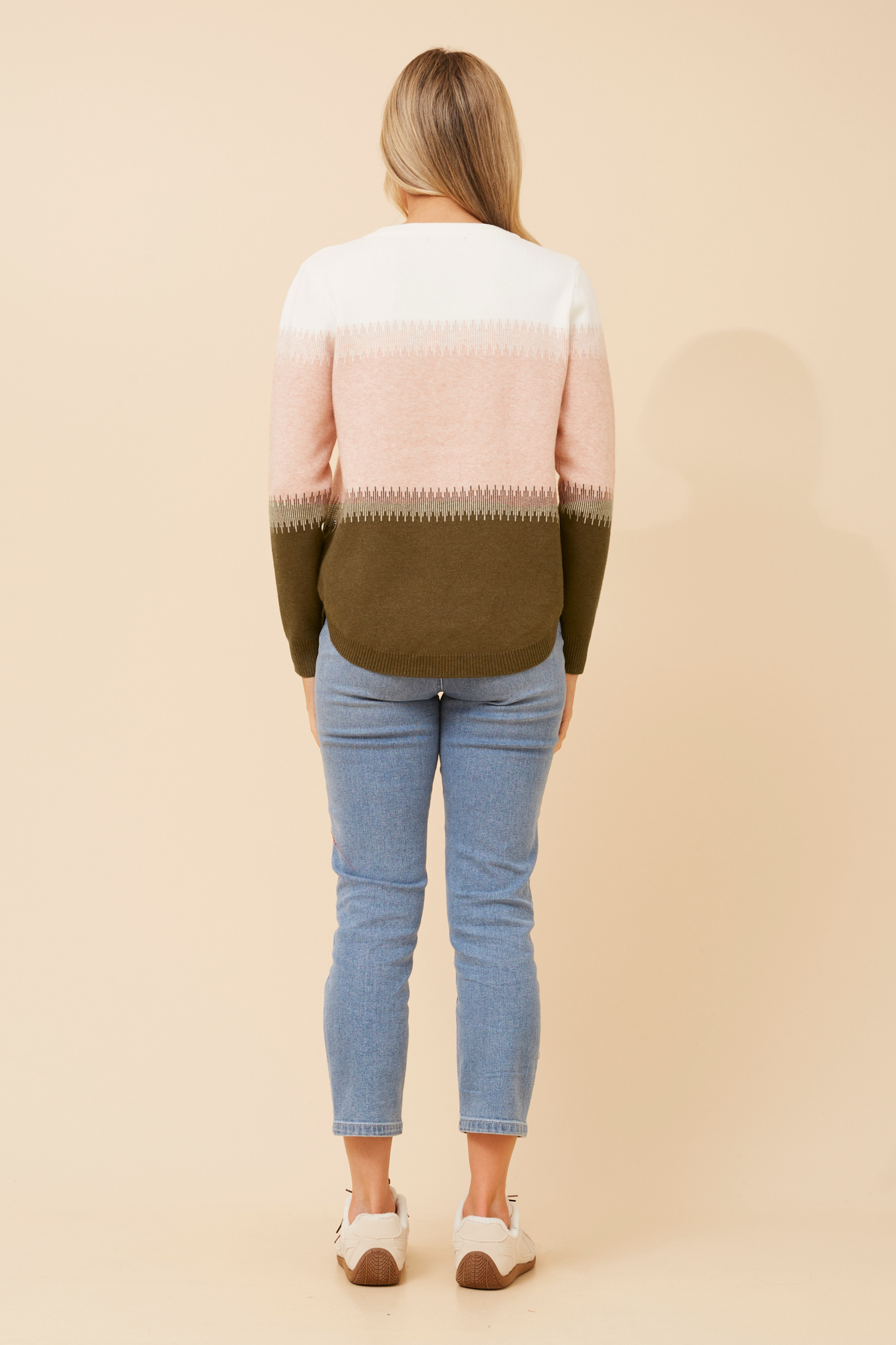 Taylor Stripe Knit KP178166 Chocolate