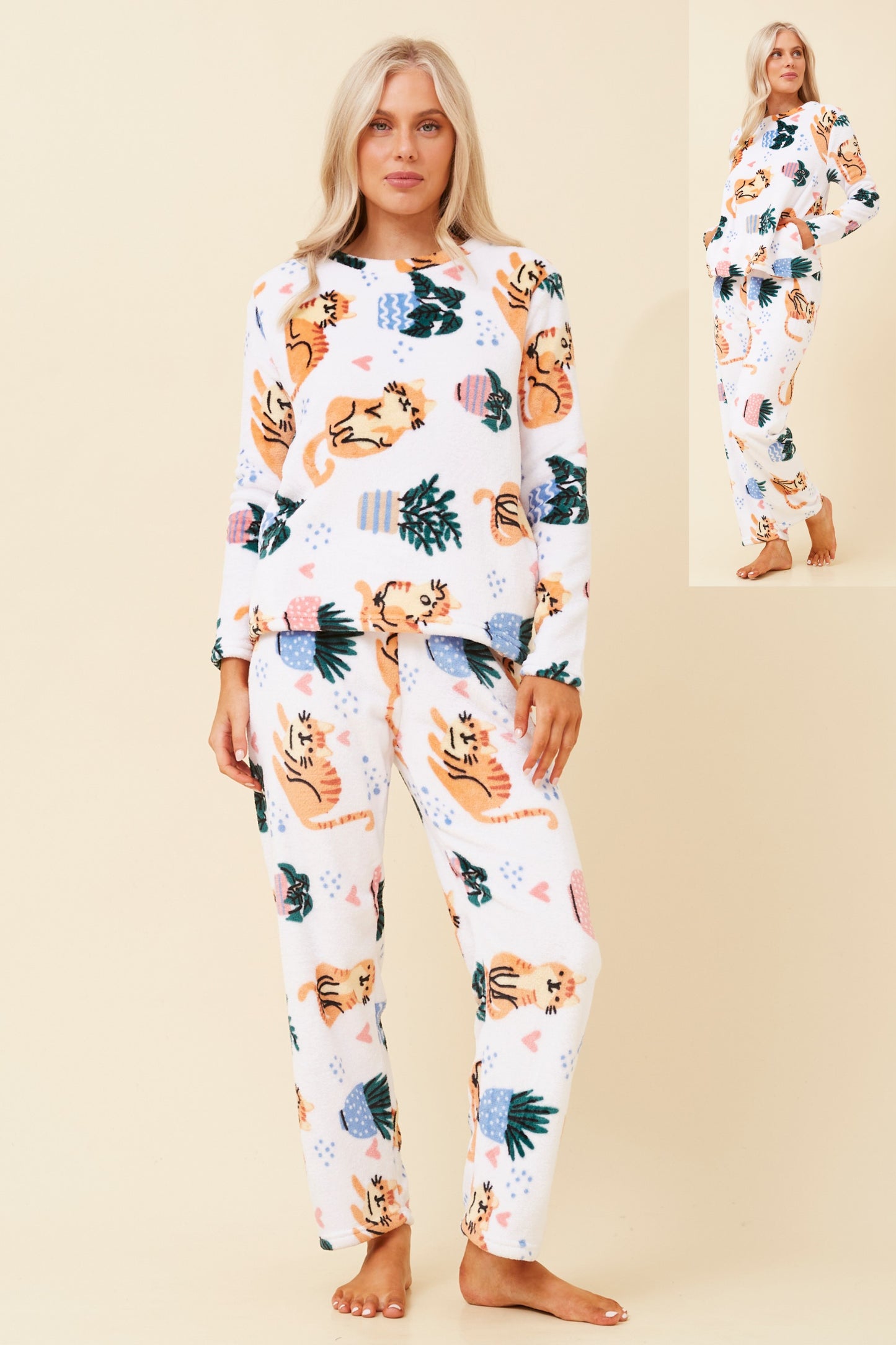 Pyjama Set SET521748 Multi White