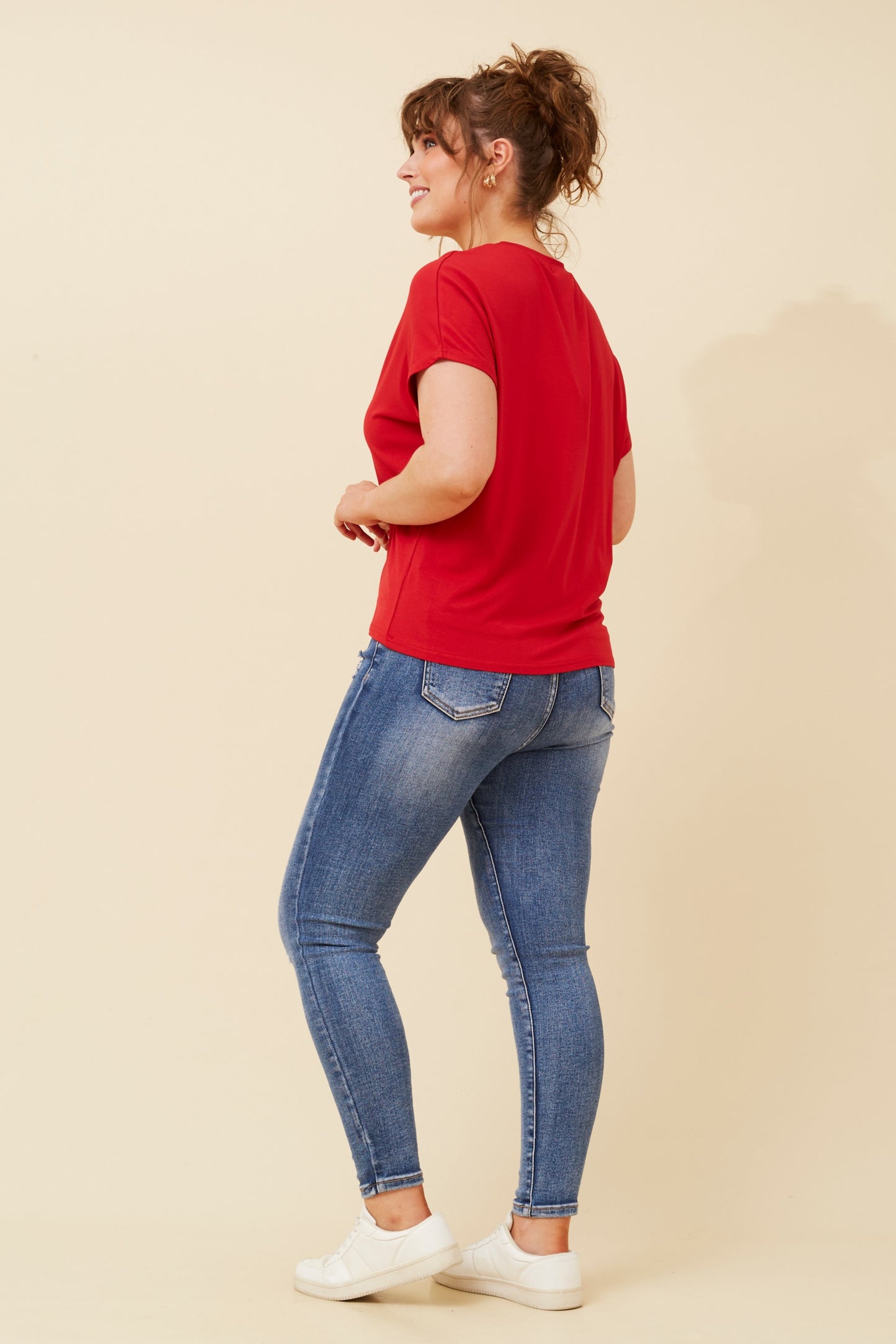 Zara Tee T732200 Rich Red