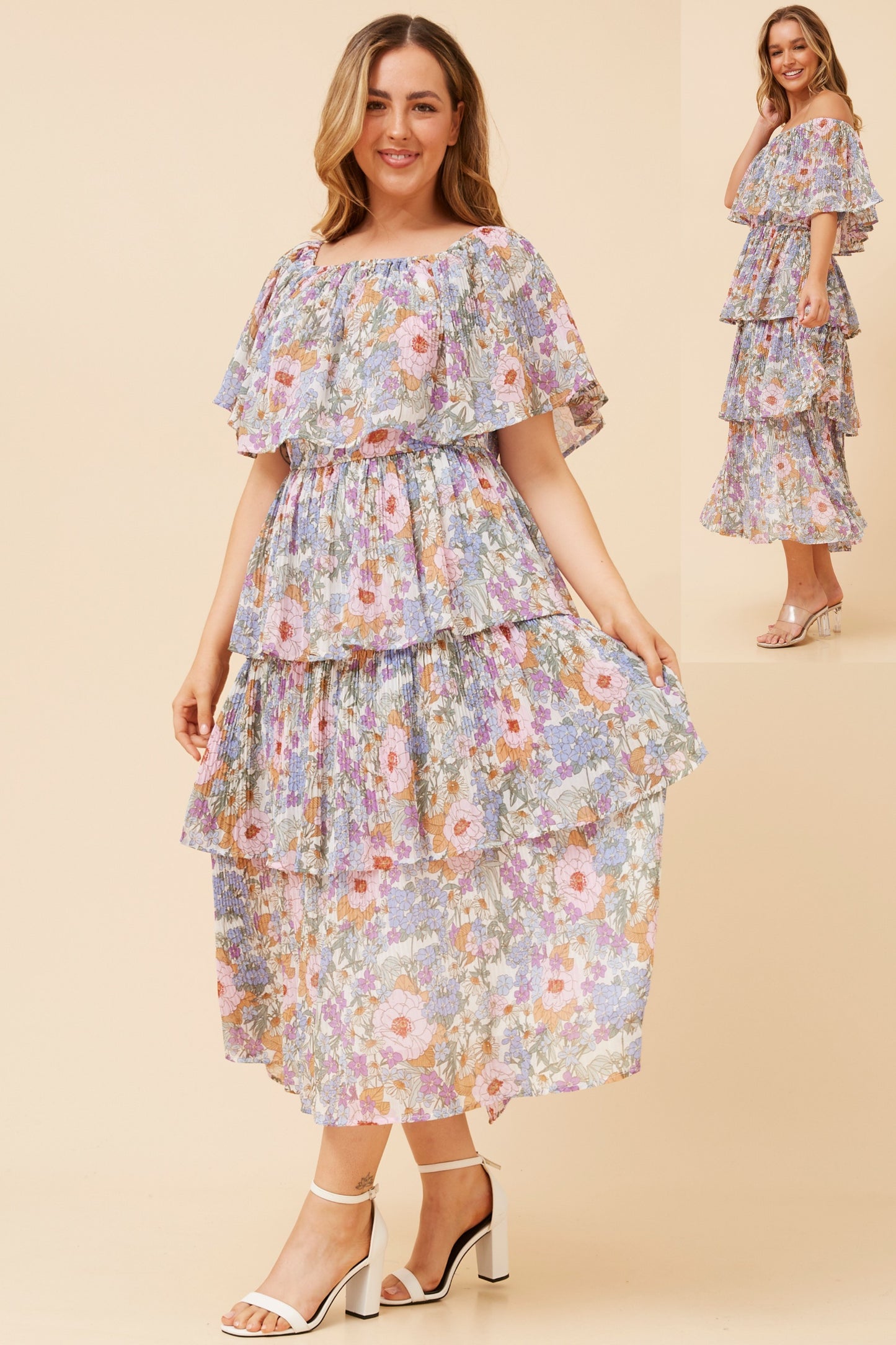 Valena Floral Dress D735435