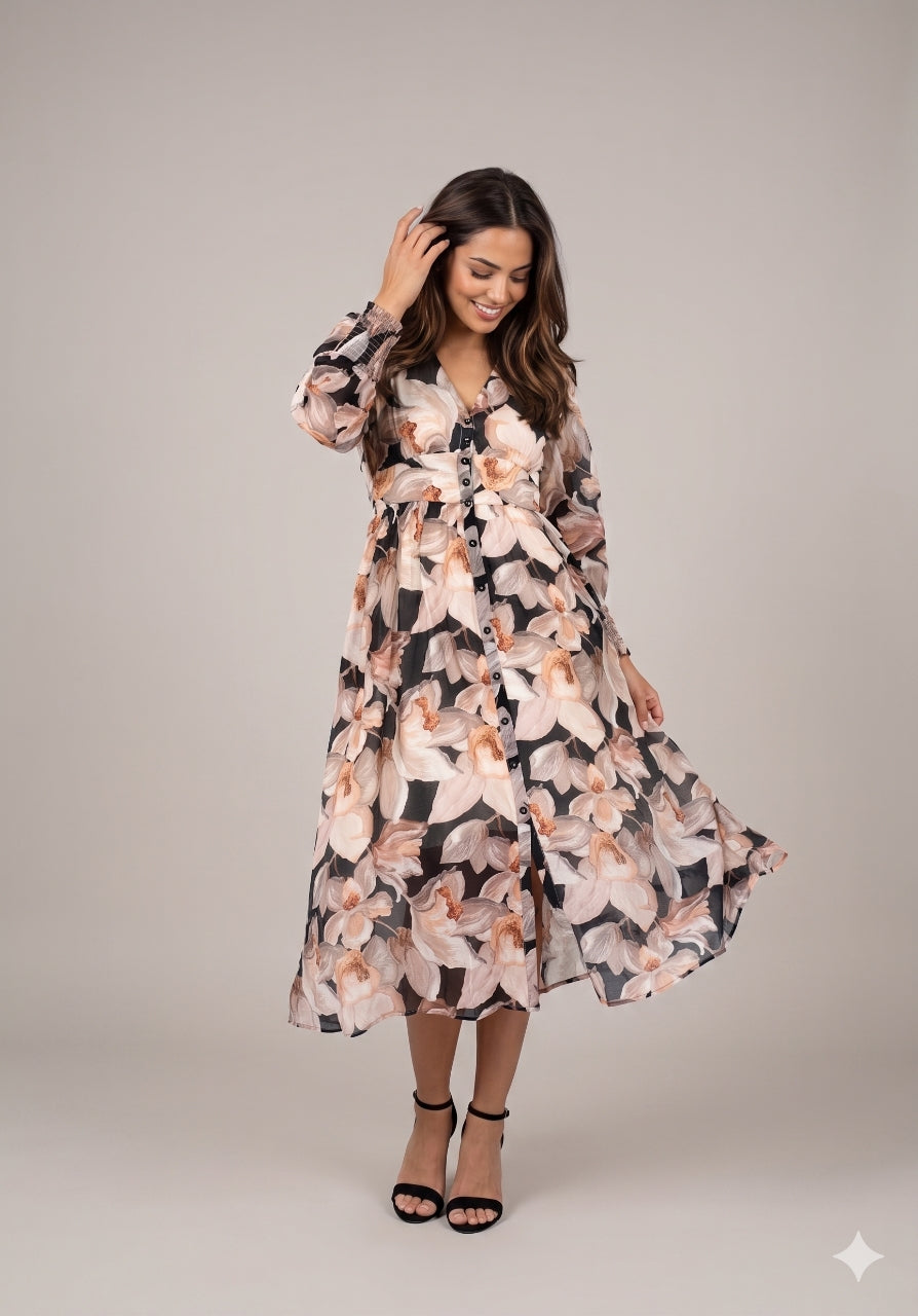 Shayla Party Midi Dress D9009-6H