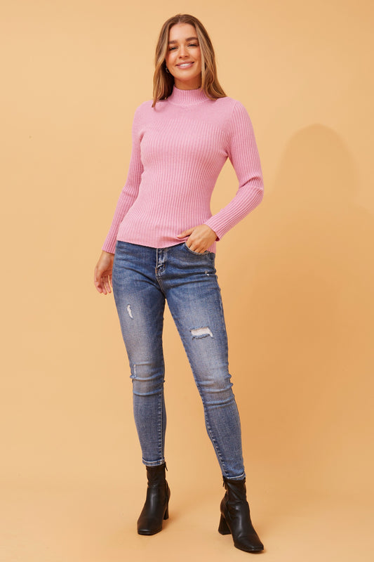 Alba Knit Jumper KP508787 Pink