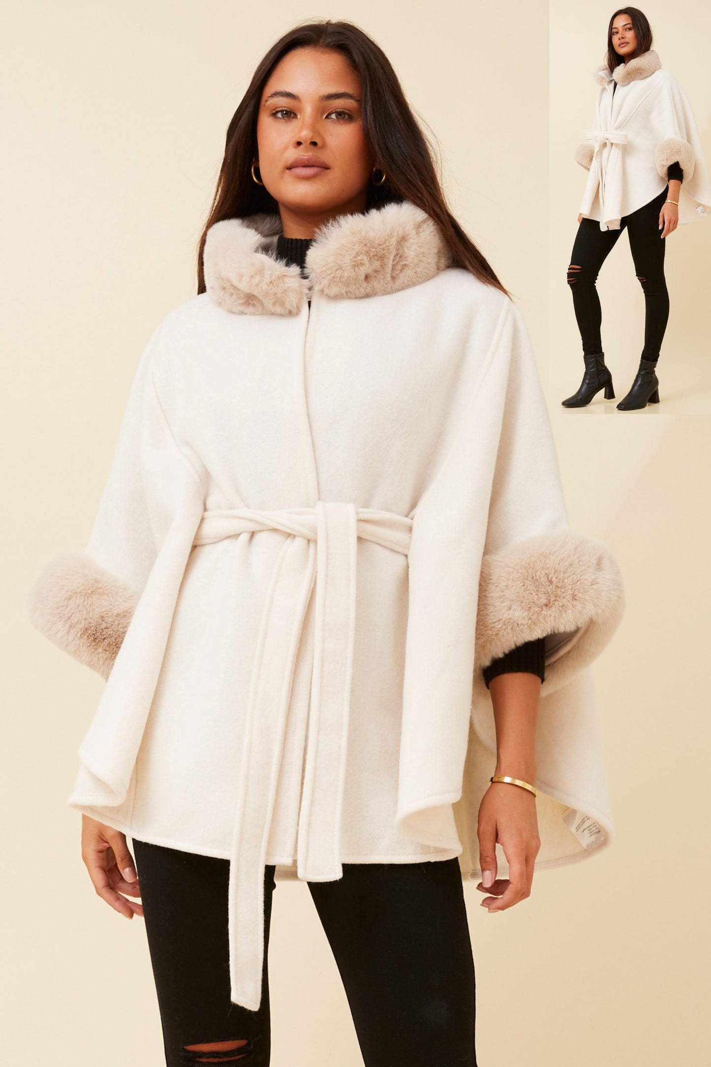 Olia Faux Poncho PC522341
