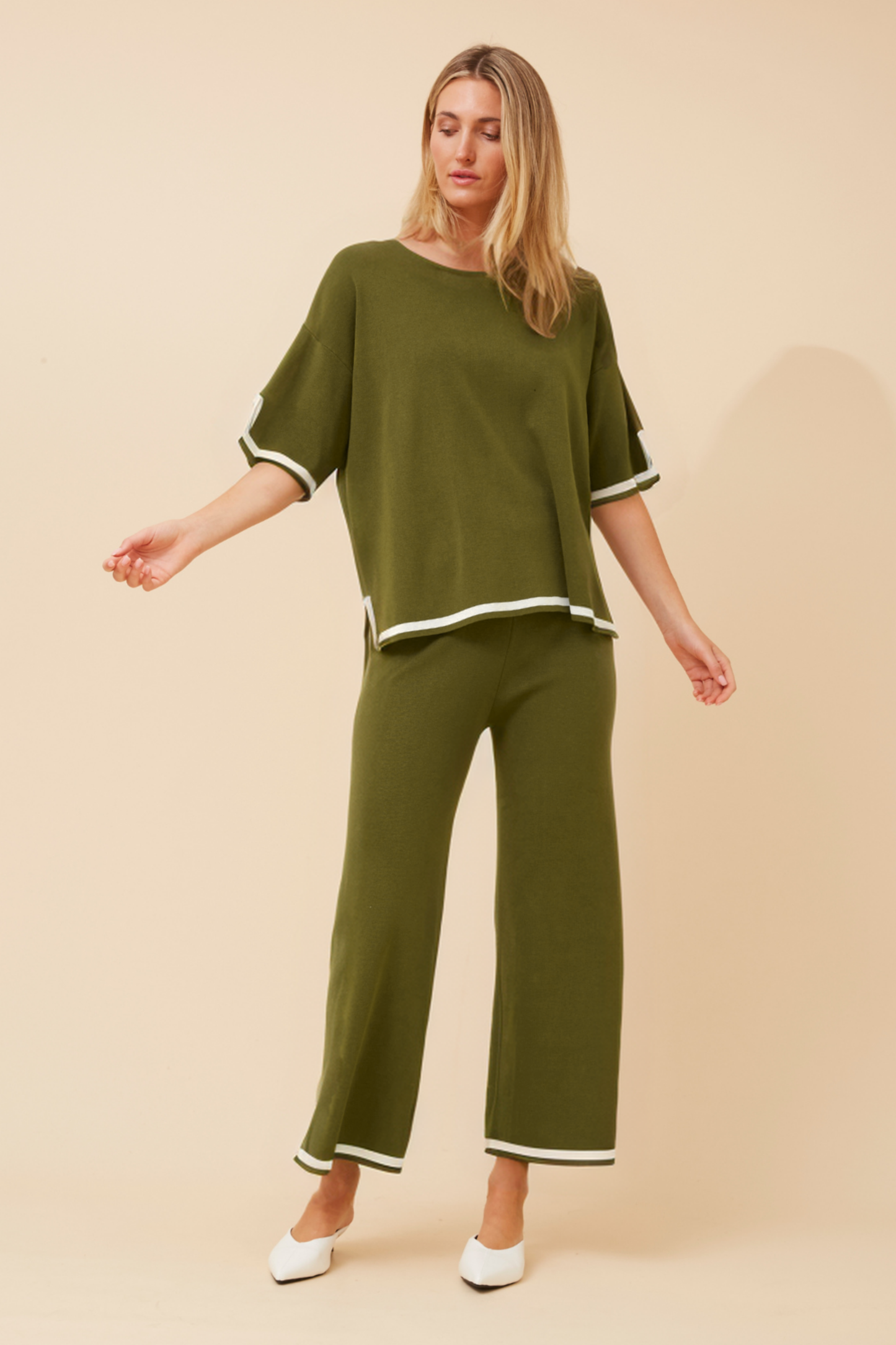 Gigi Knitted Set SET734257 Khaki