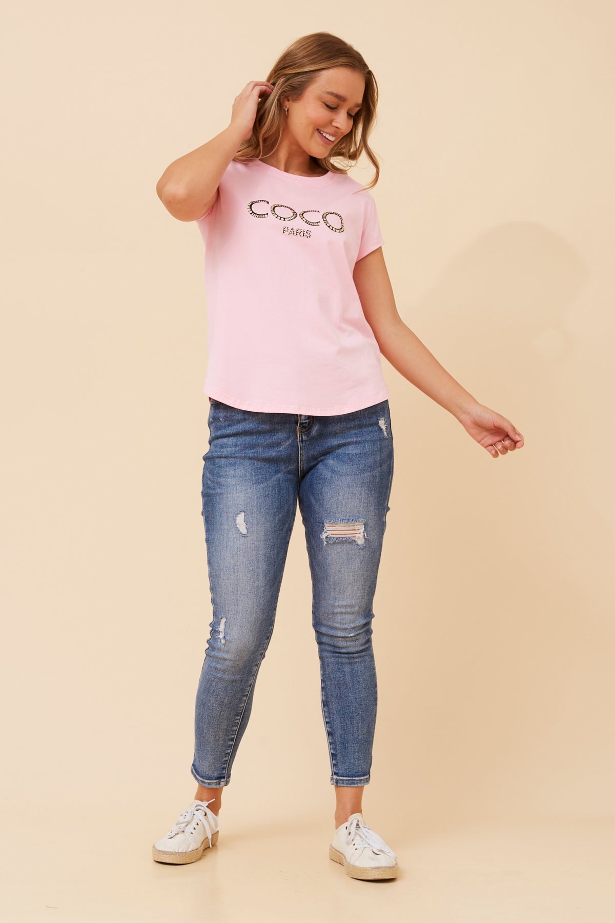 Coco Graphic T-Shirt - Pink T515772