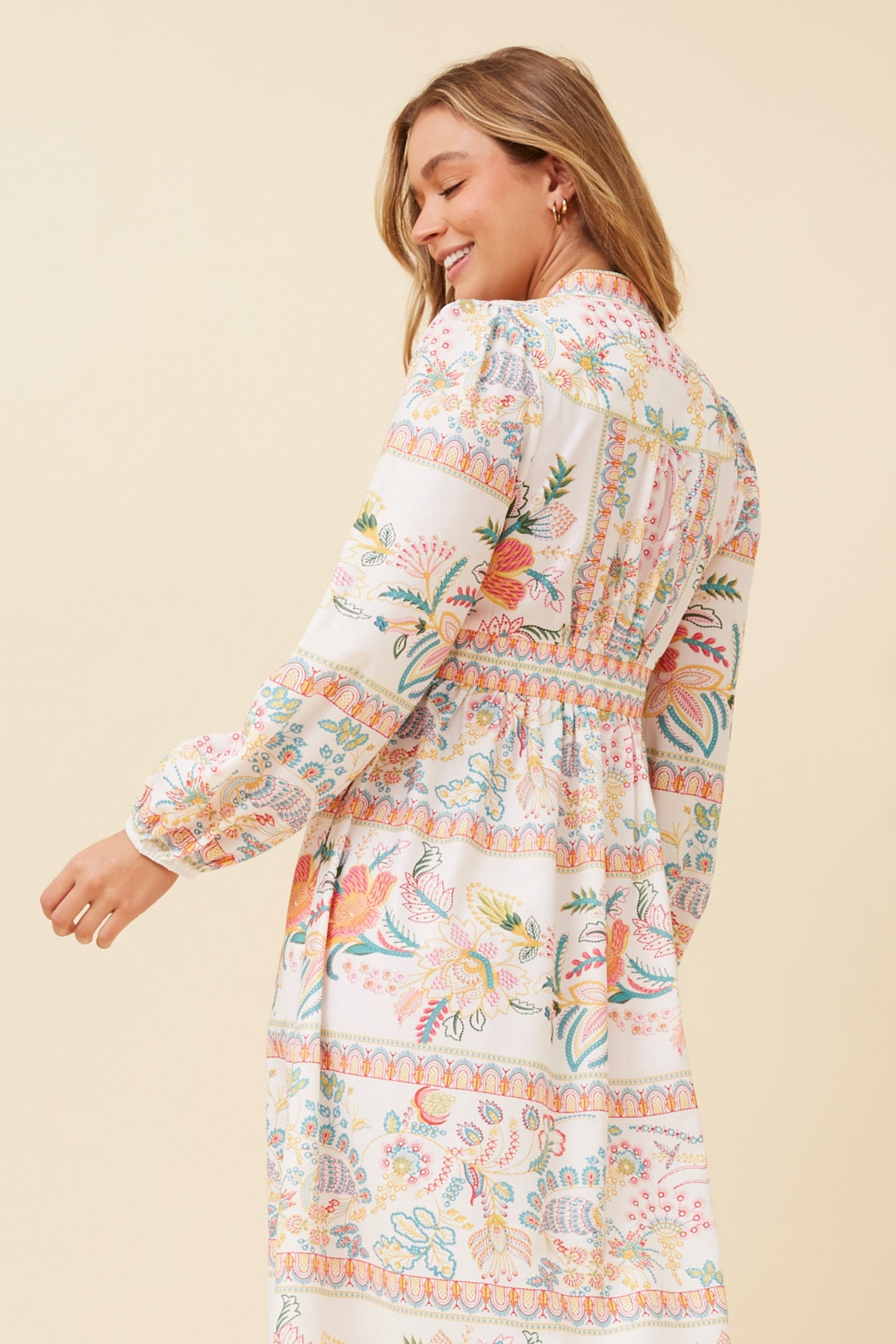 Layla Floral Printed Dress D734060