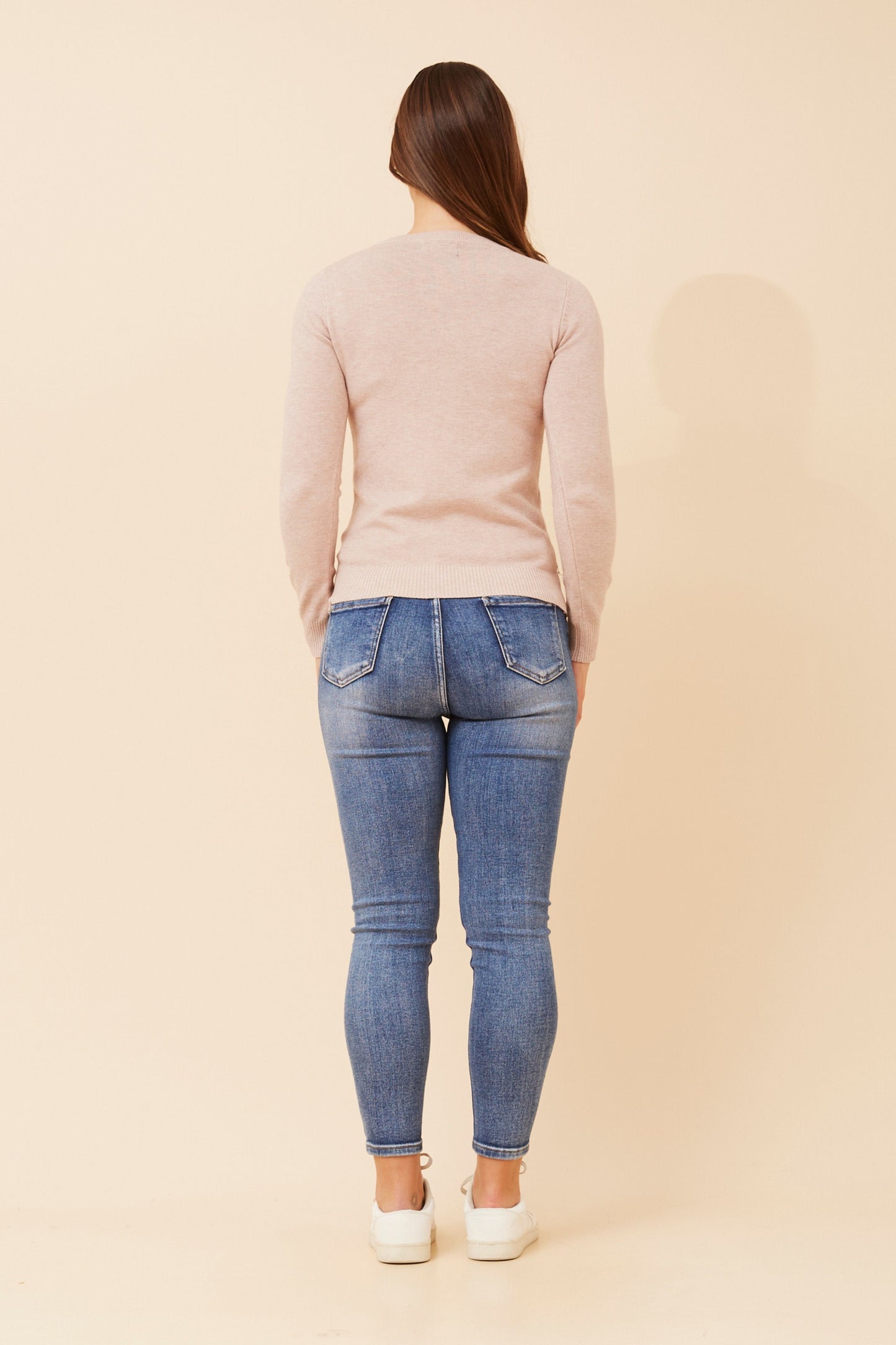 Benne Crew Neck Knit KP524711 Taupe