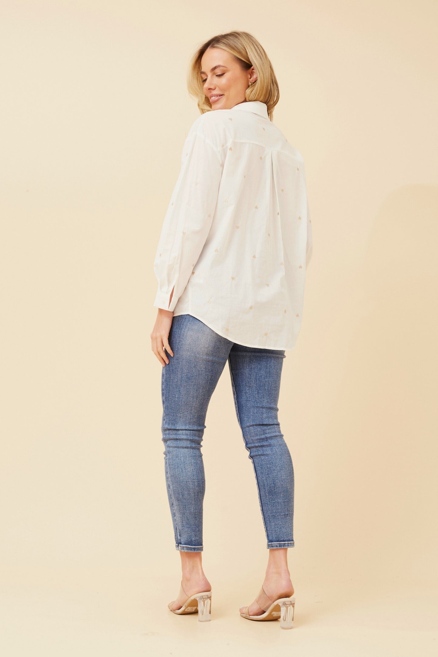 Ruby Heart Pattern Shirt T734424