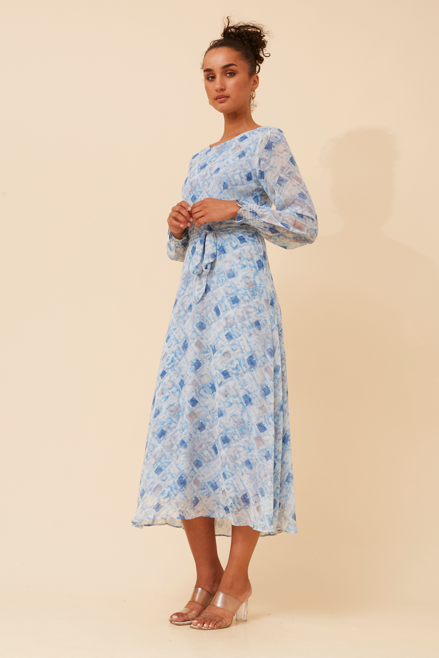 Joy Printed Maxi Dress D735378