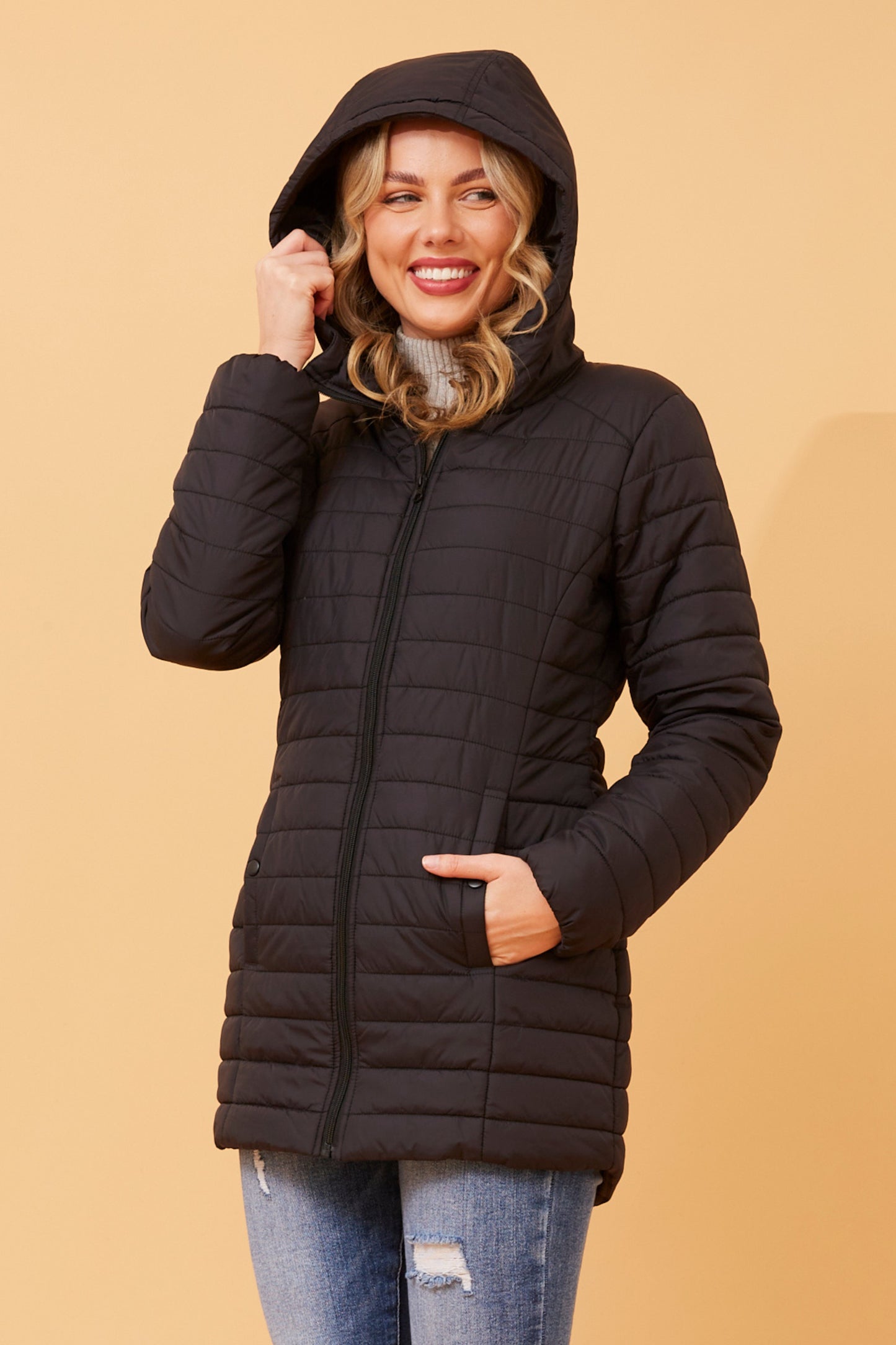 Jackie Puffer Jacket J513081 Black