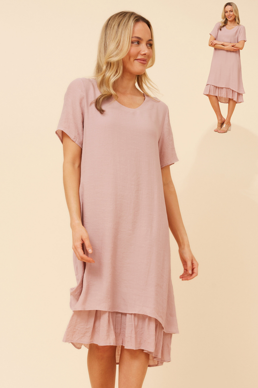 Anya Tunic Dress - D526557 Pink