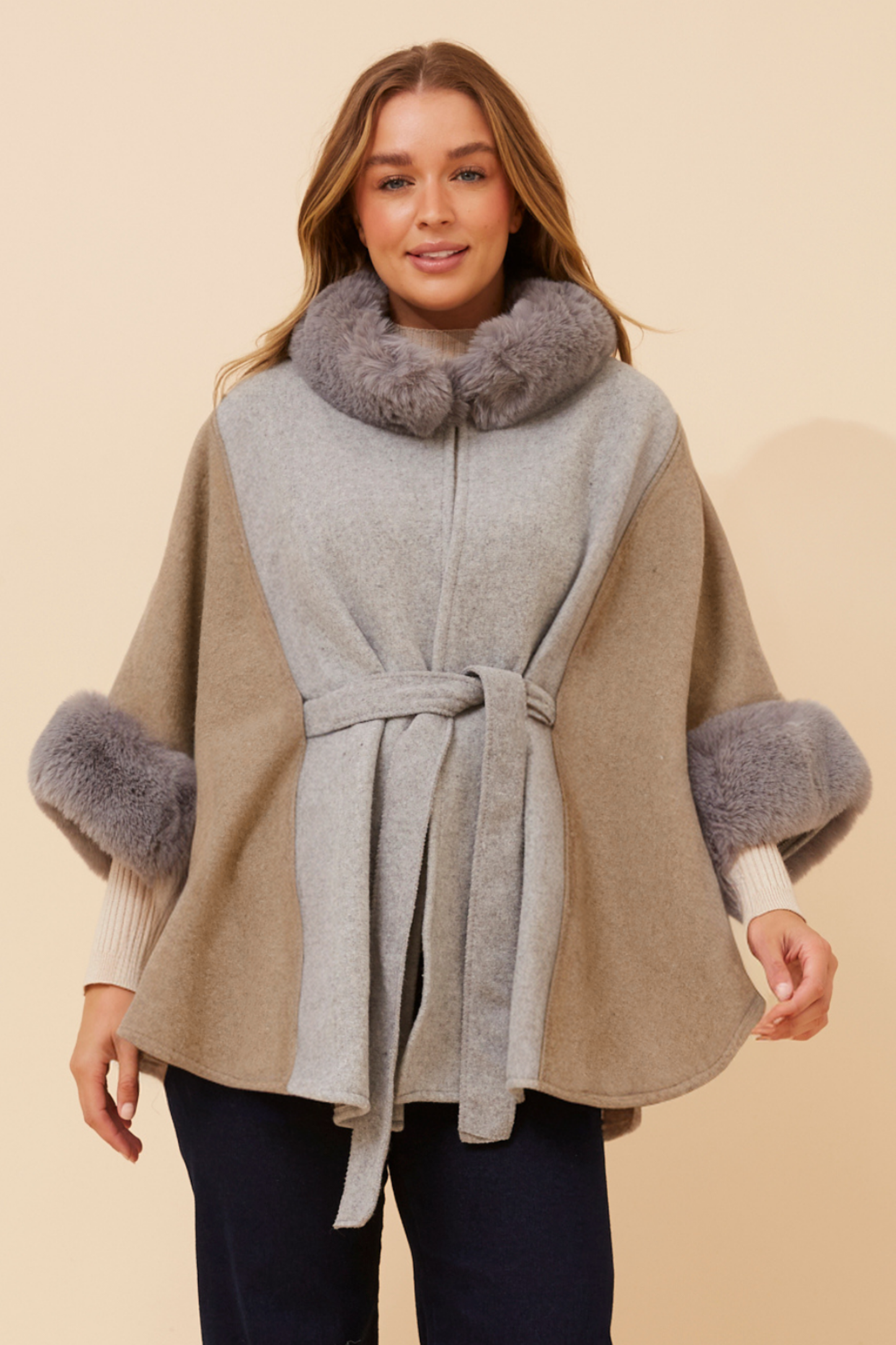 Olia Faux Poncho PC525817