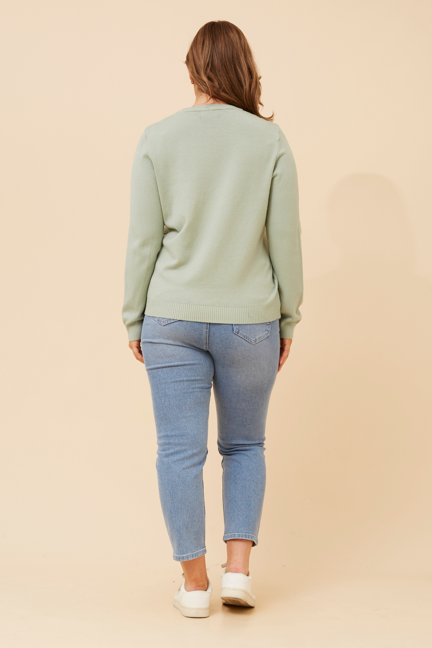 Mason Mini Diamond Pattern Knit Sage KP522514