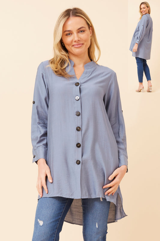 Claire Tunic Shirt T523904 Indigo