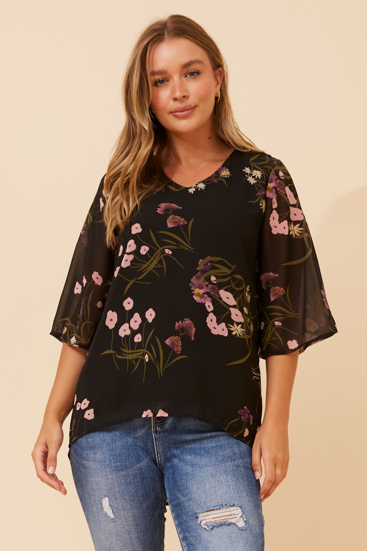 Nia Floral Print T524578