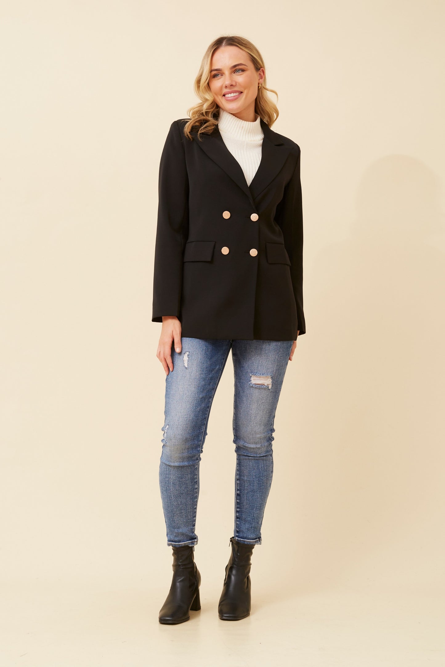 Tazara Solid Blazer J523750