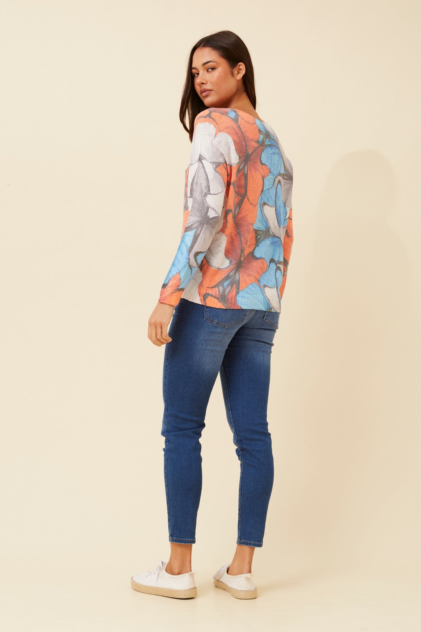 Ailani Floral Print Italian Jumper KP522578