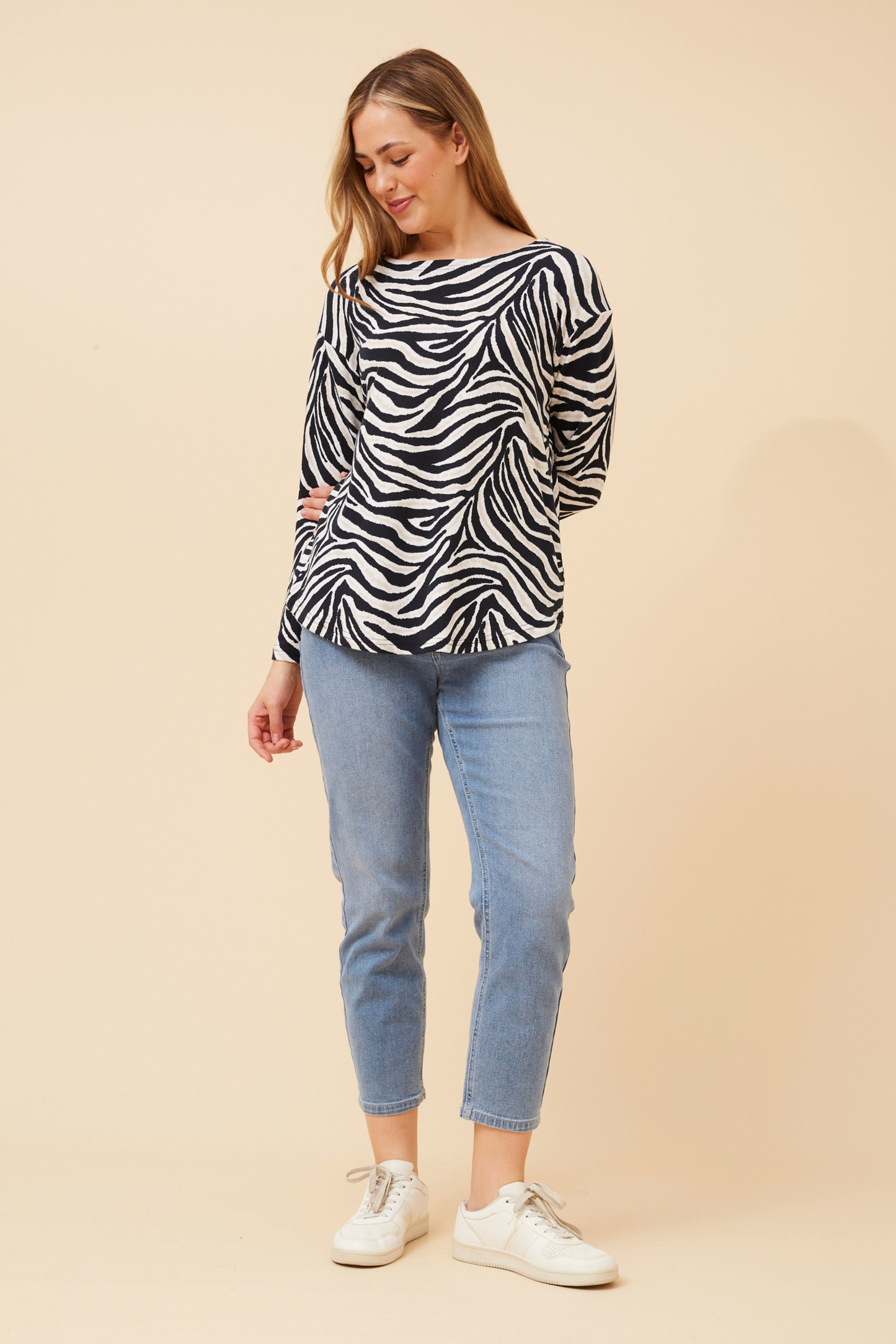 Nita Animal Printed Top T524342