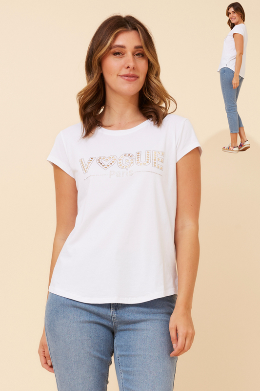 Vogue Paris Graphic T-Shirt - T735261 White
