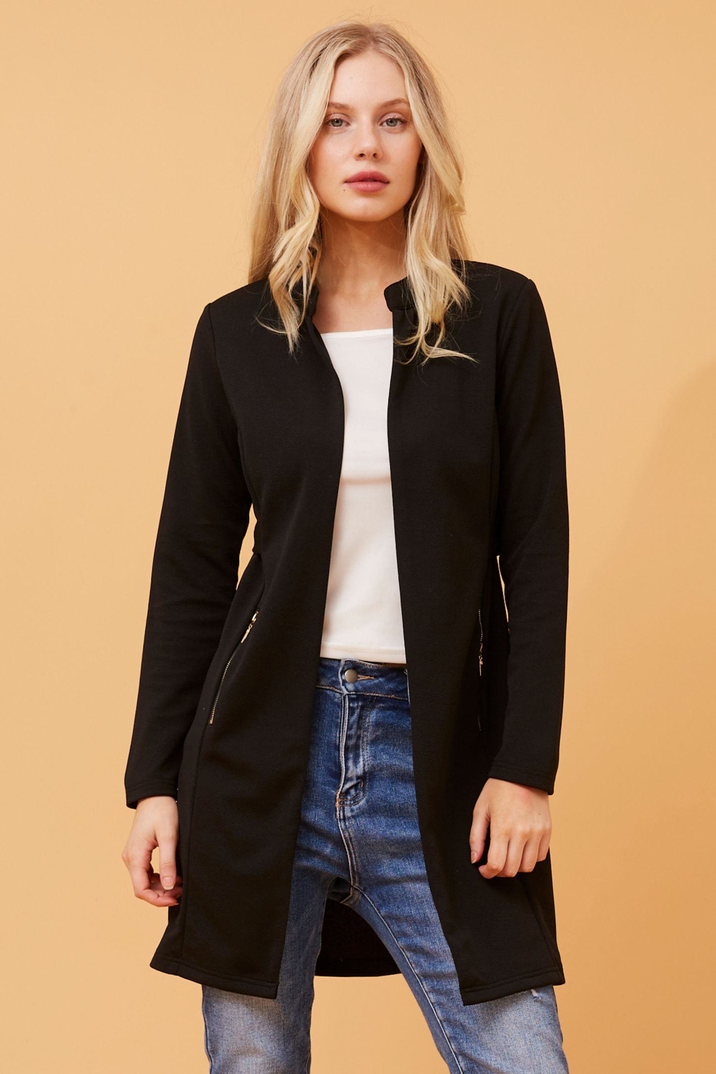 Elena Black Cardigan- Black C512655