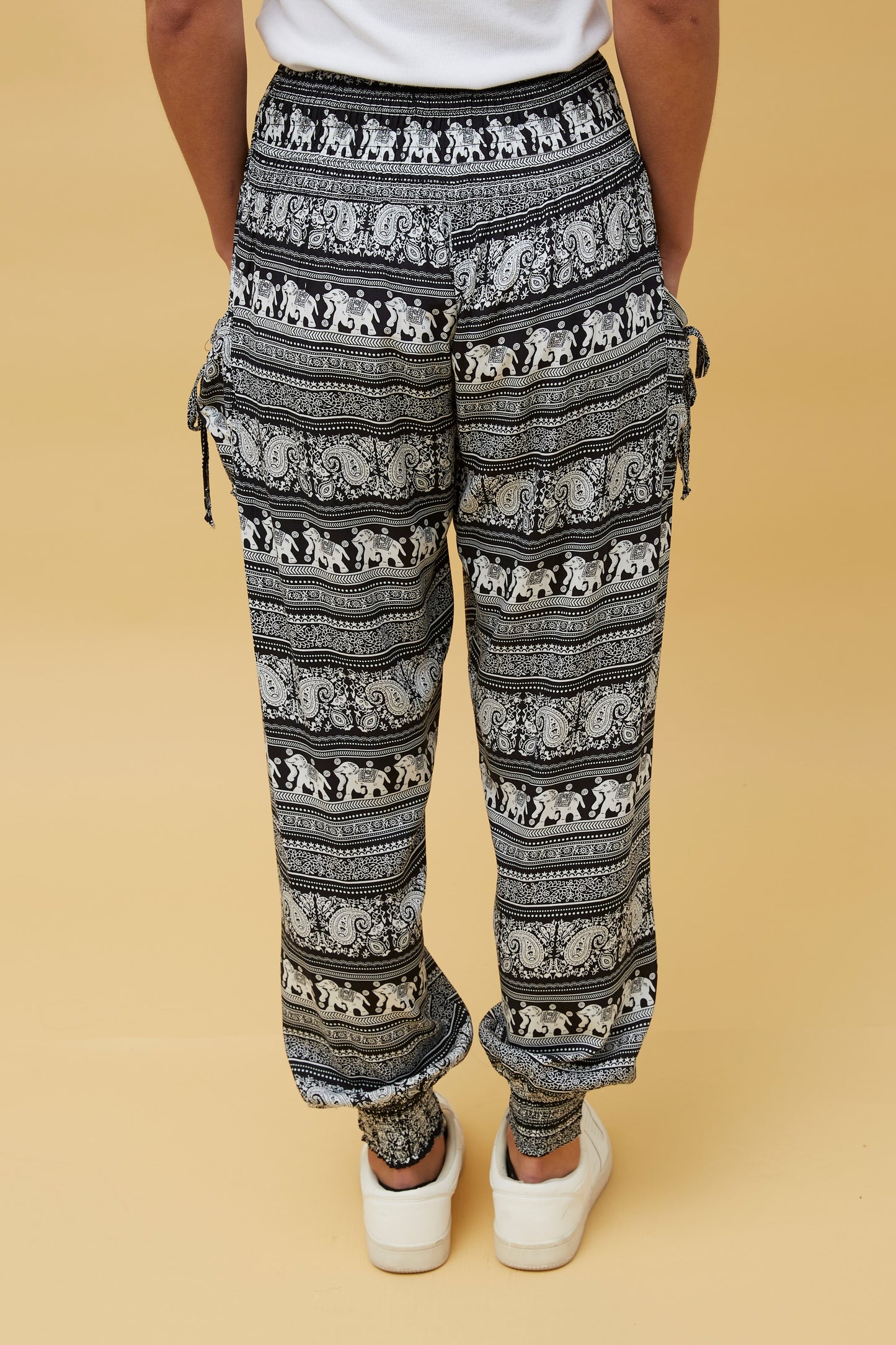 Elephant Printed Harem Pants -  P516732