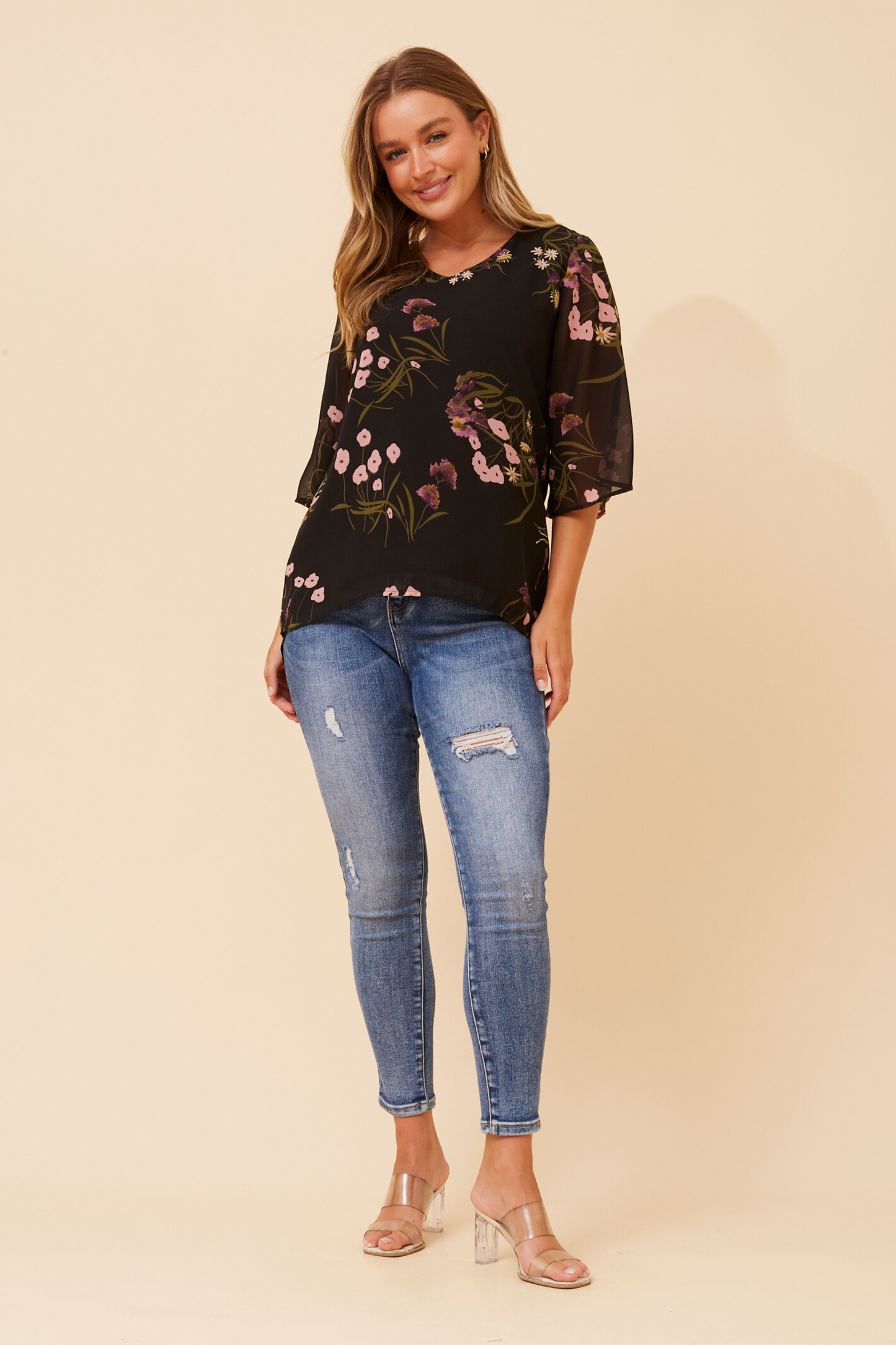 Nia Floral Print T524578