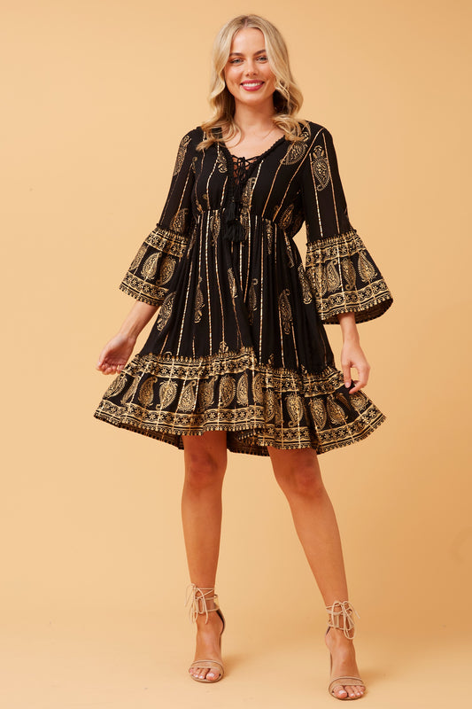 Indiana Boho Knee Dress D167756