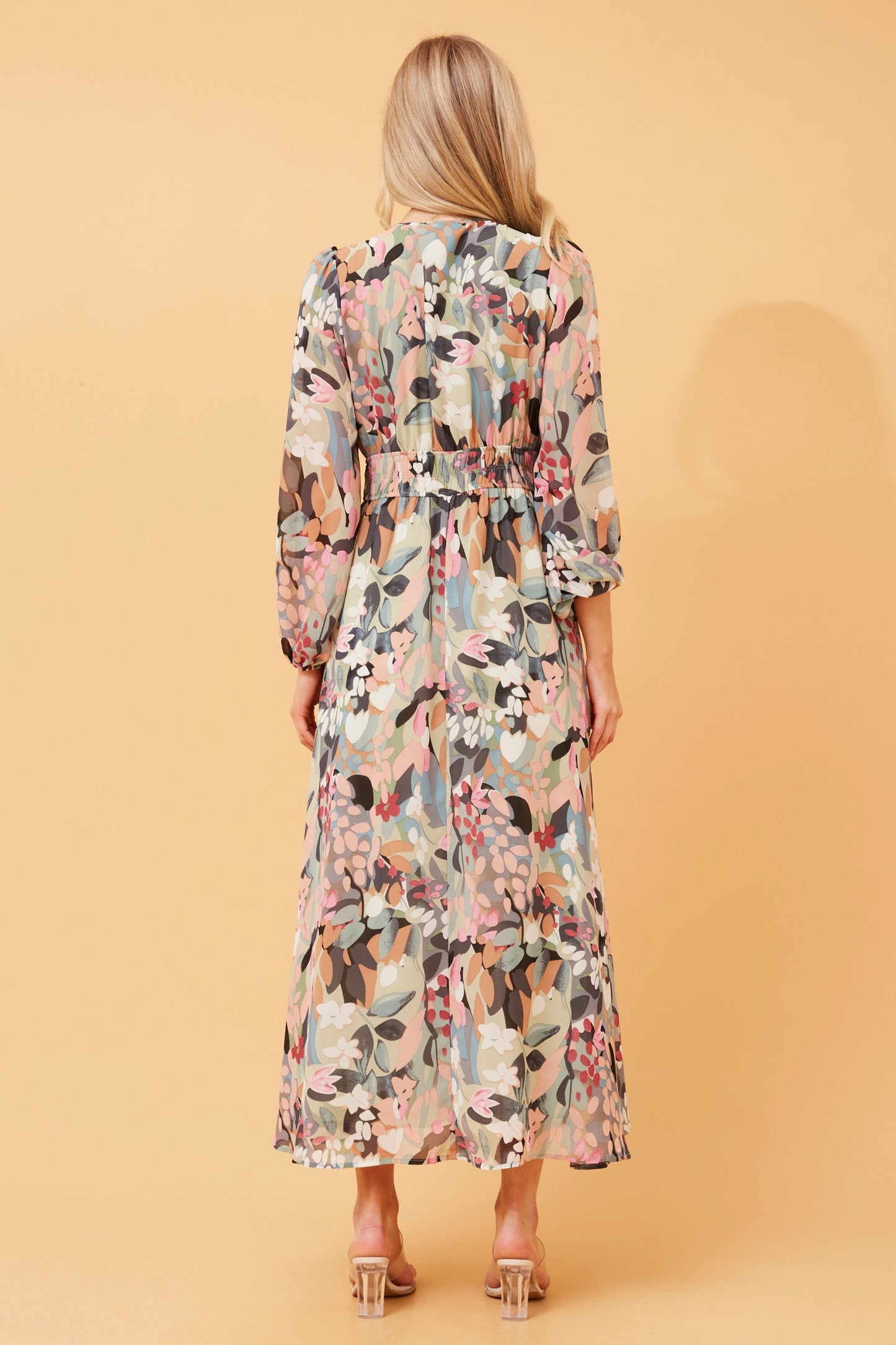 Stella Floral Printed Maxi Dress D169962