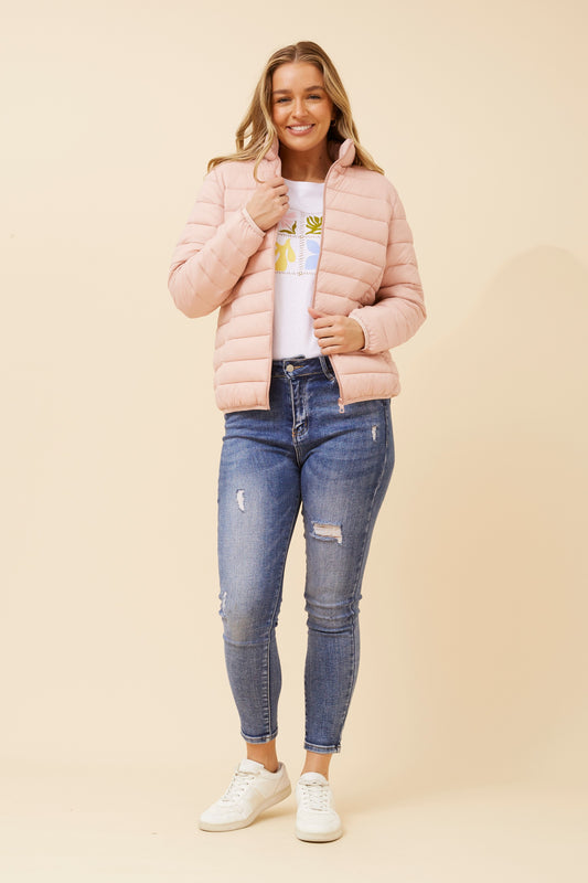 Coco Puffer Jacekt J734294 Pink