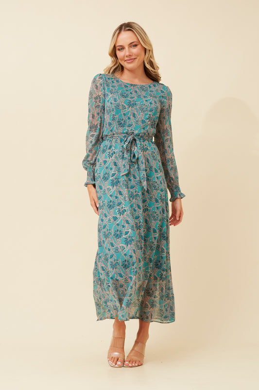 Joy Printed Maxi Dress