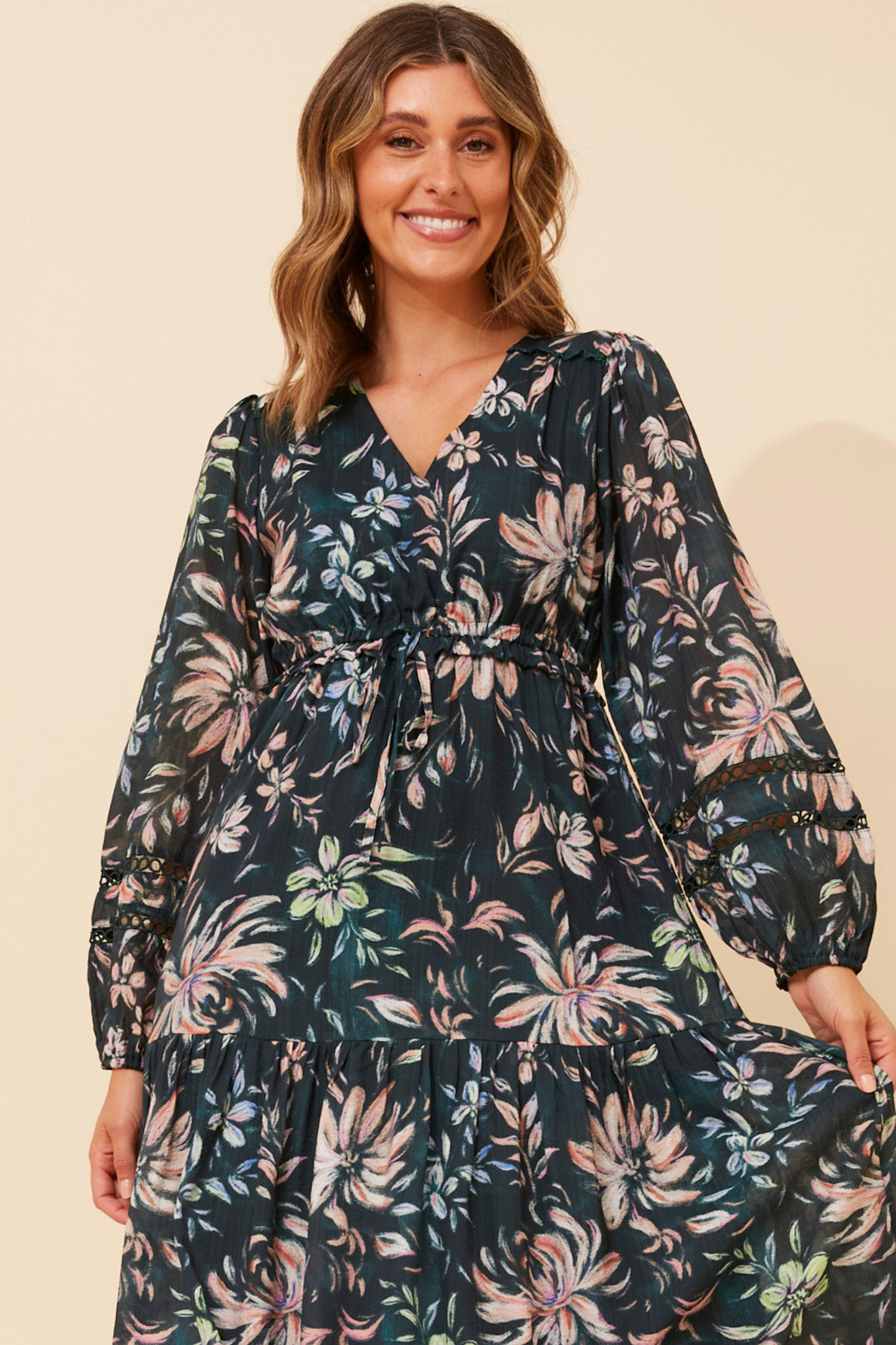 Marie Floral Print Dress D735630