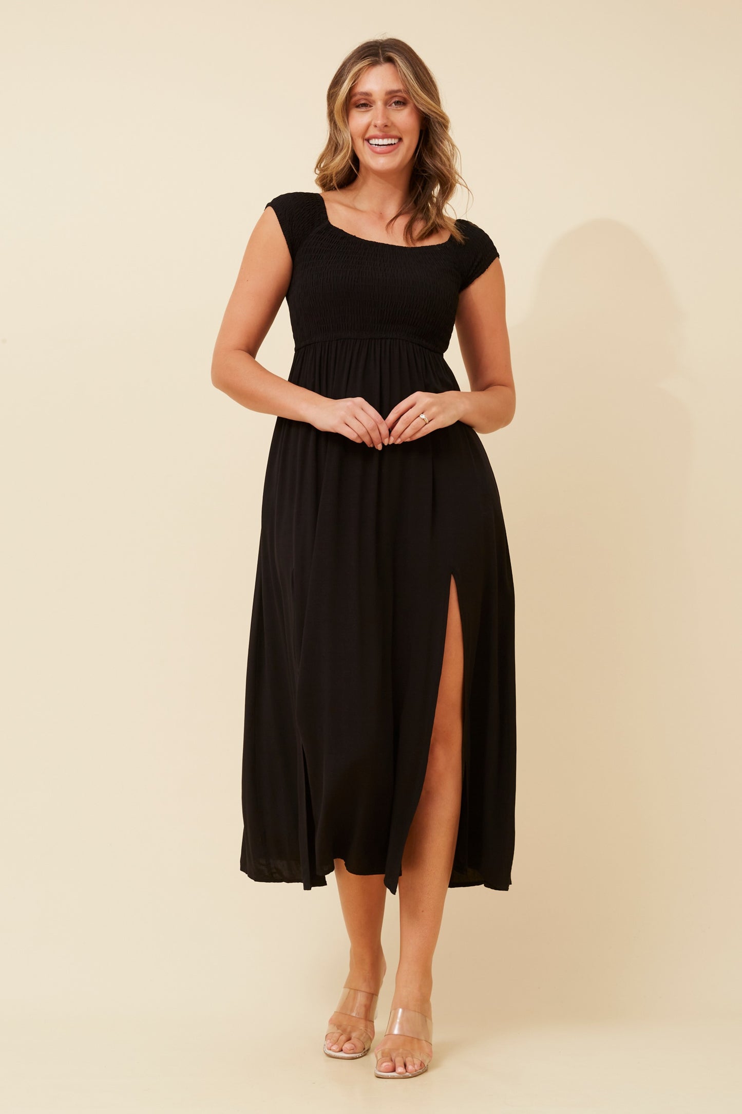 Robin Maxi Dress D505120 - Black